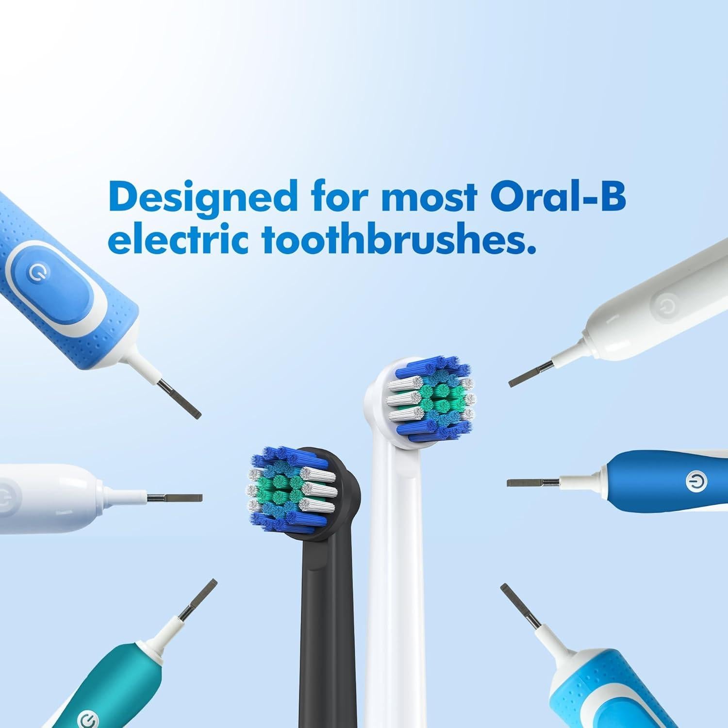 Cabezas de cepillo de dientes Keosaa para Oral-B, 4 piezas