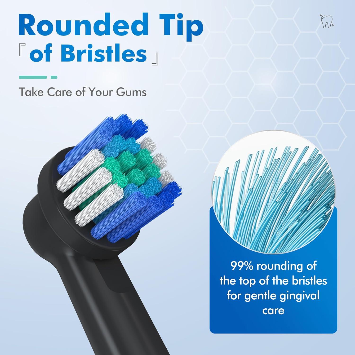 Cabezas de cepillo de dientes Keosaa para Oral-B, 4 piezas