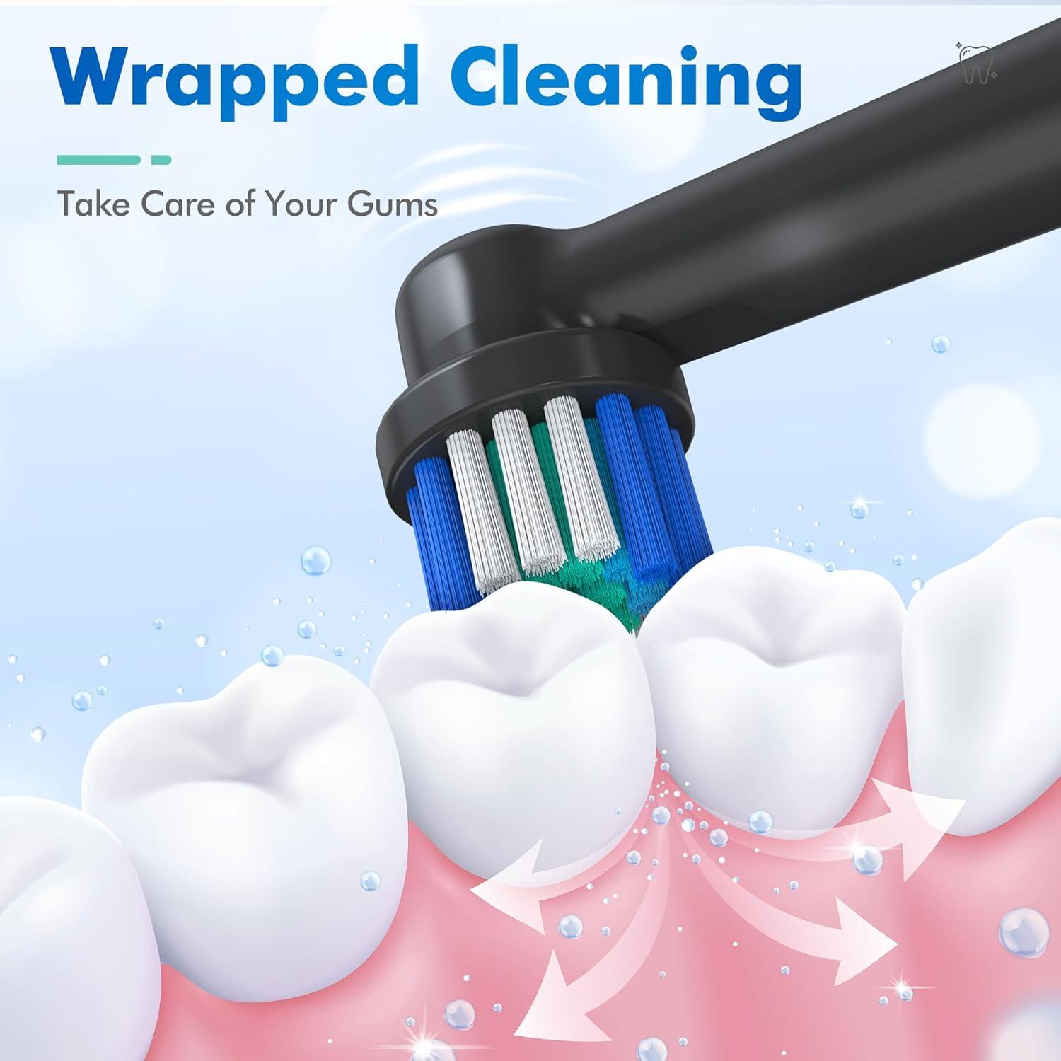 Cabezas de cepillo de dientes Keosaa para Oral-B, 4 piezas