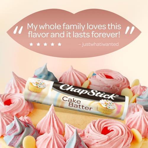 Bálsamo Labial ChapStick Sabor Pastel de Cumpleaños 3-Pack