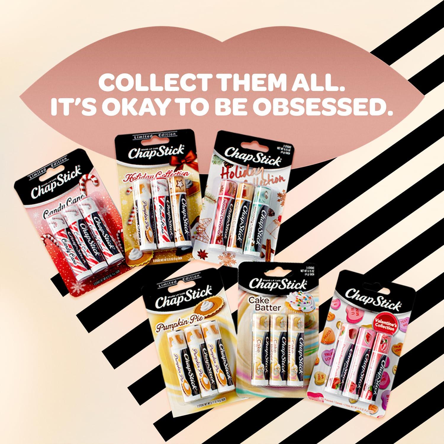 Bálsamo Labial ChapStick Sabor Pastel de Cumpleaños 3-Pack