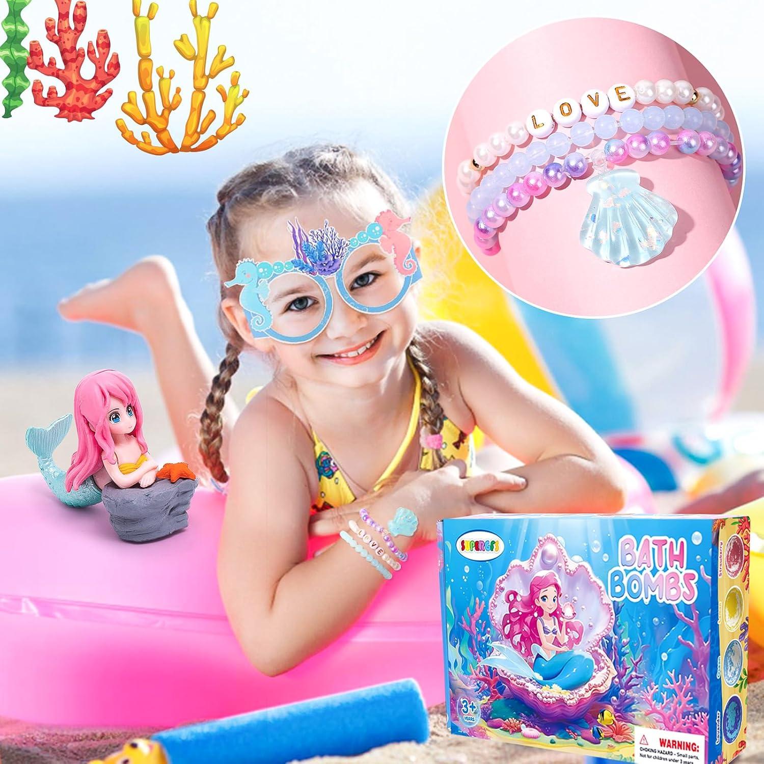 Set de 12 Bombas de Baño con Juguete Sirena - Supergfs
