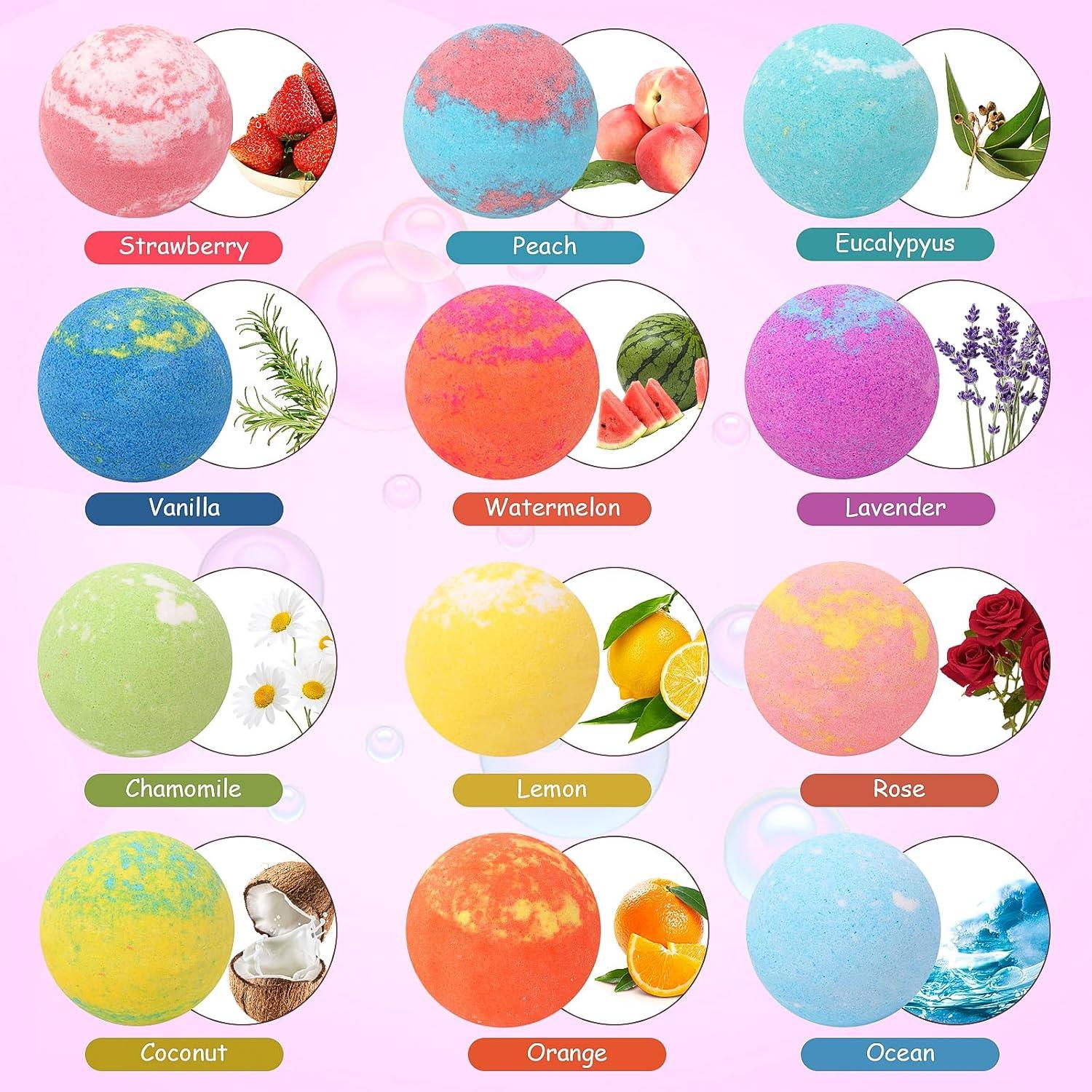 Set de 12 Bombas de Baño con Juguete Sirena - Supergfs