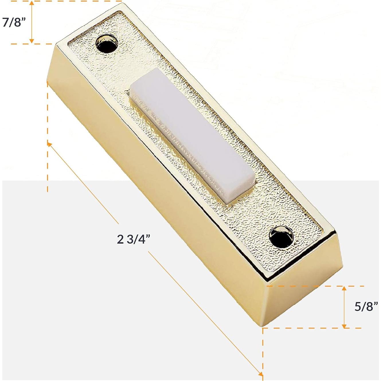 Kit de Timbre Eléctrico Newhouse 16V 10VA con Botón Iluminado