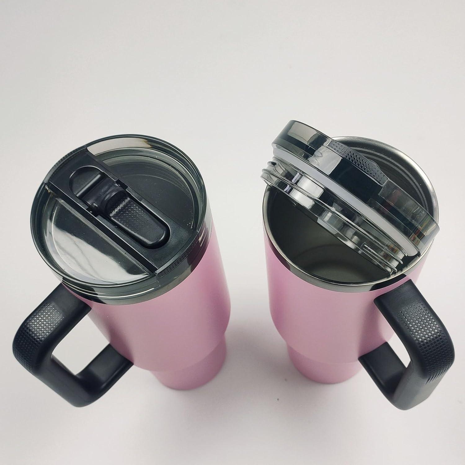 Paquete de 2 tapas de paja Bnoname para vaso Stanley 40 oz