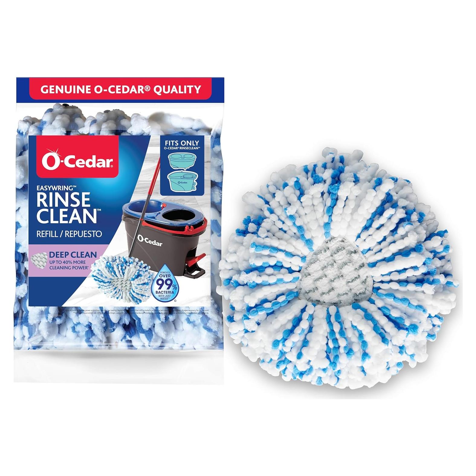Cabezal de Mopa O-Cedar RinseClean Deep Clean 1-Pack Microfibra