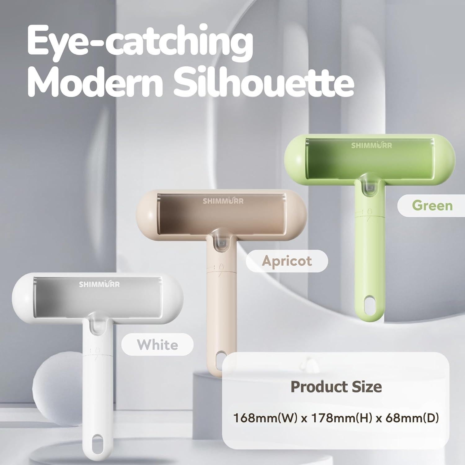 Removedor de Pelo de Mascotas SHIMMURR - Rodillo Reutilizable