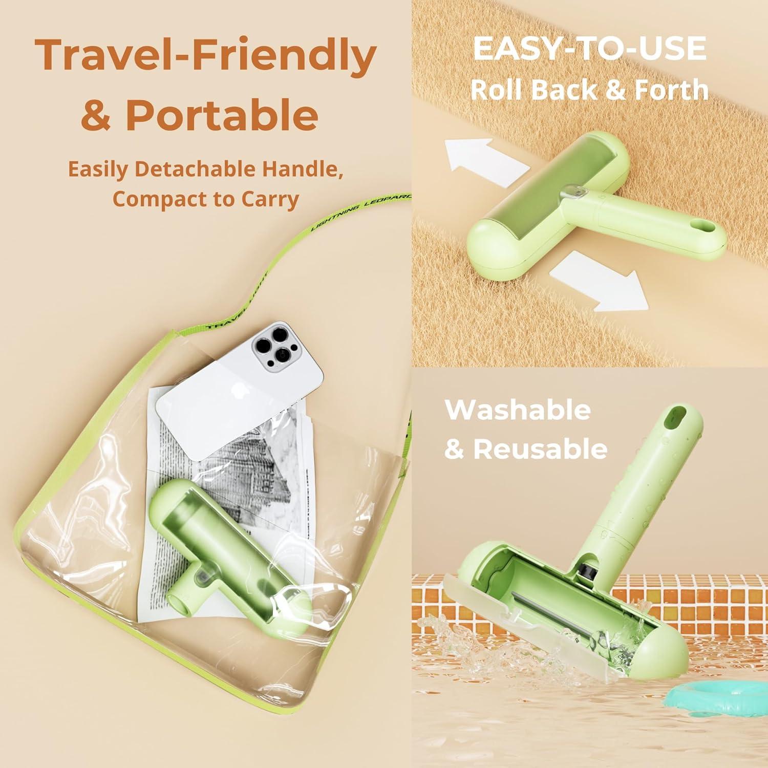 Removedor de Pelo de Mascotas SHIMMURR - Rodillo Reutilizable