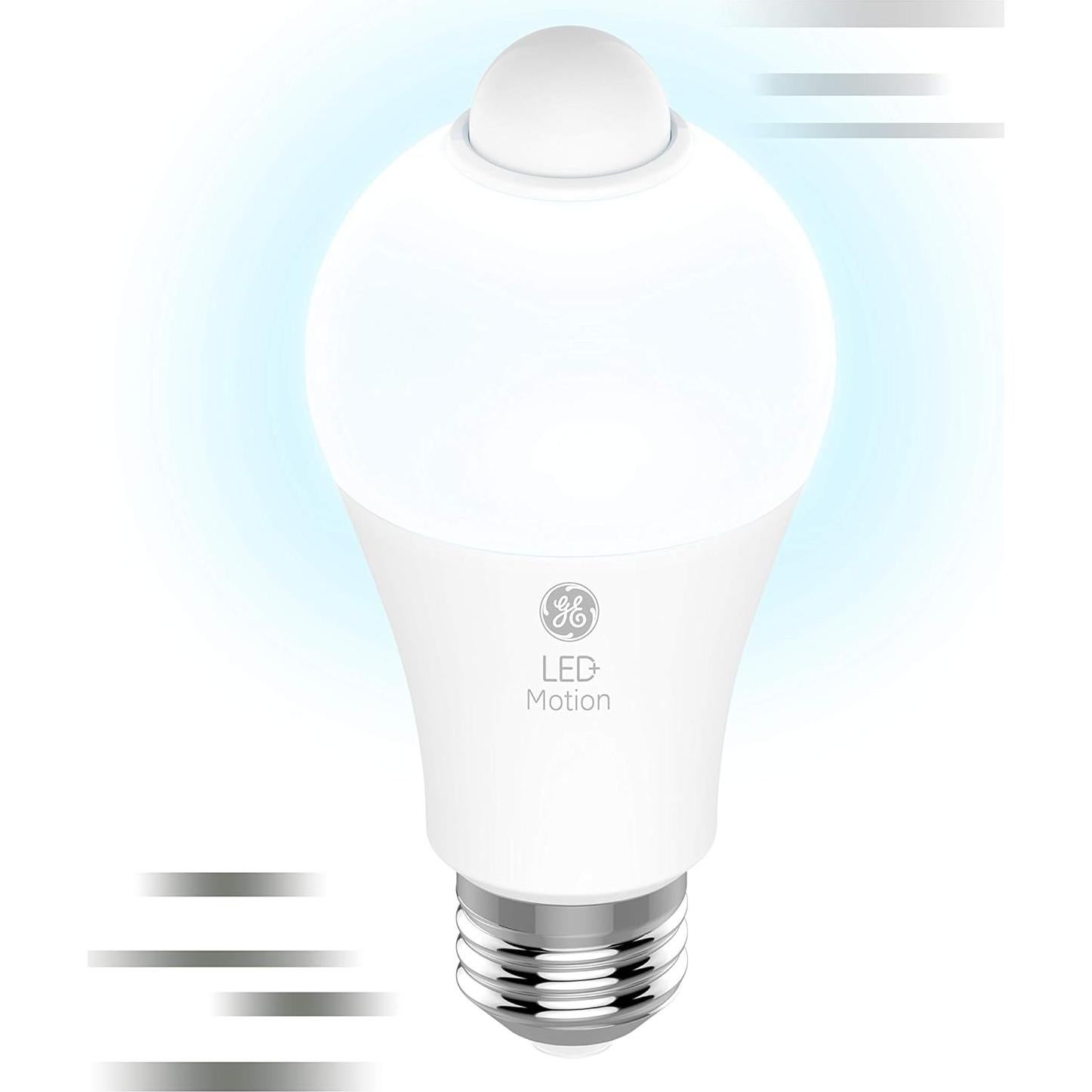 Bombillas LED+ GE con Sensor de Movimiento 12W Luz Diurna (2 Pzs)