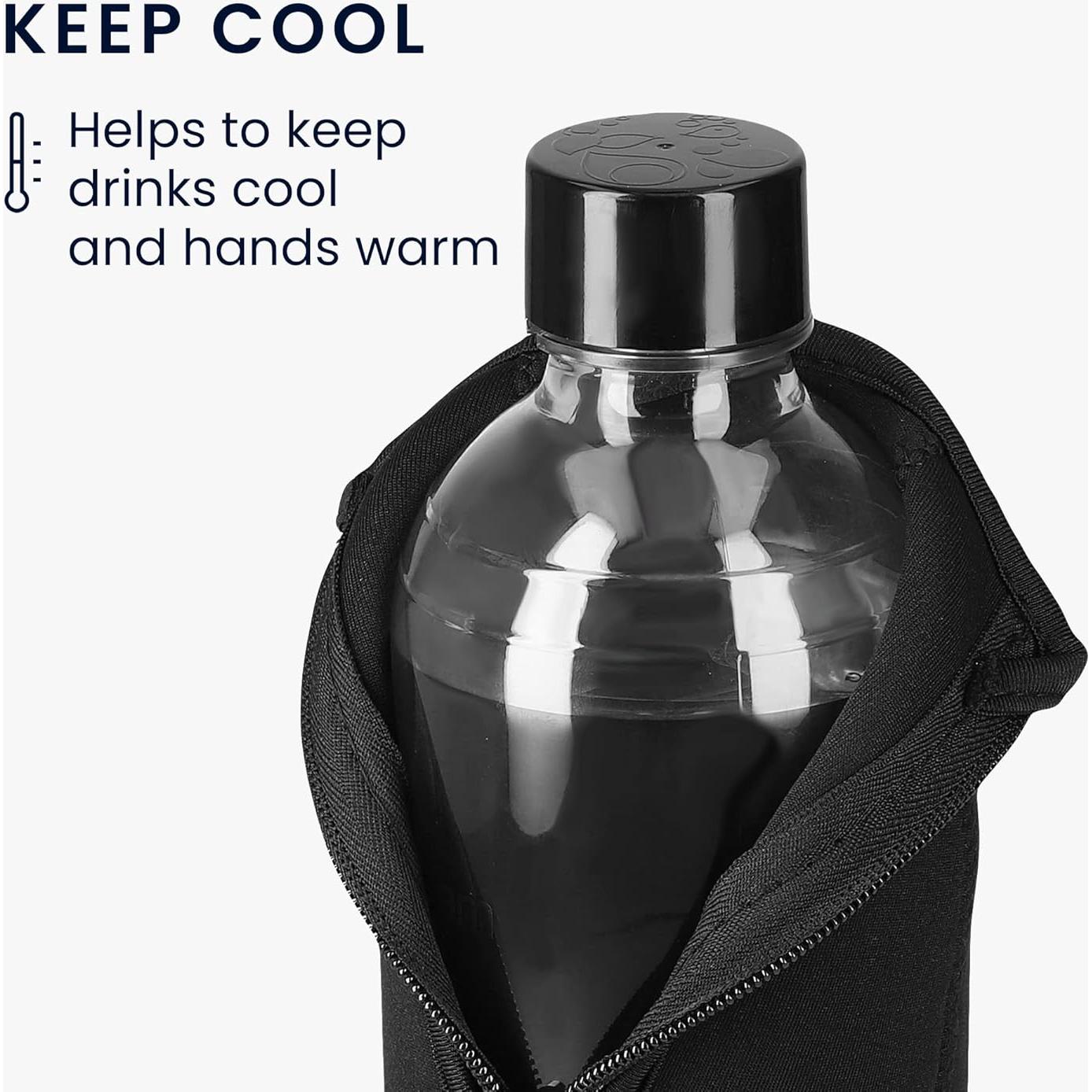 Funda de Neopreno kwmobile para Botella SodaStream - Set de 2