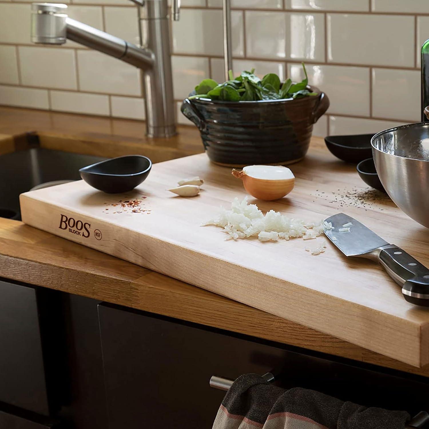 Tabla de Cortar Reversible John Boos Arce 61x46 cm 1.75" Grosor