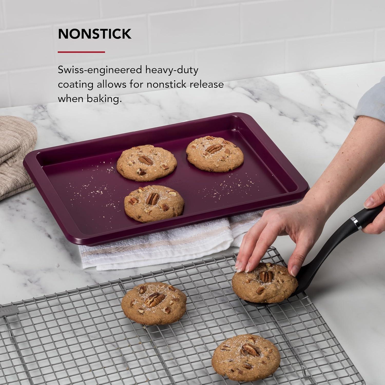 Bandeja para Hornear KitchenAid 23x33cm Antiadherente Remolacha