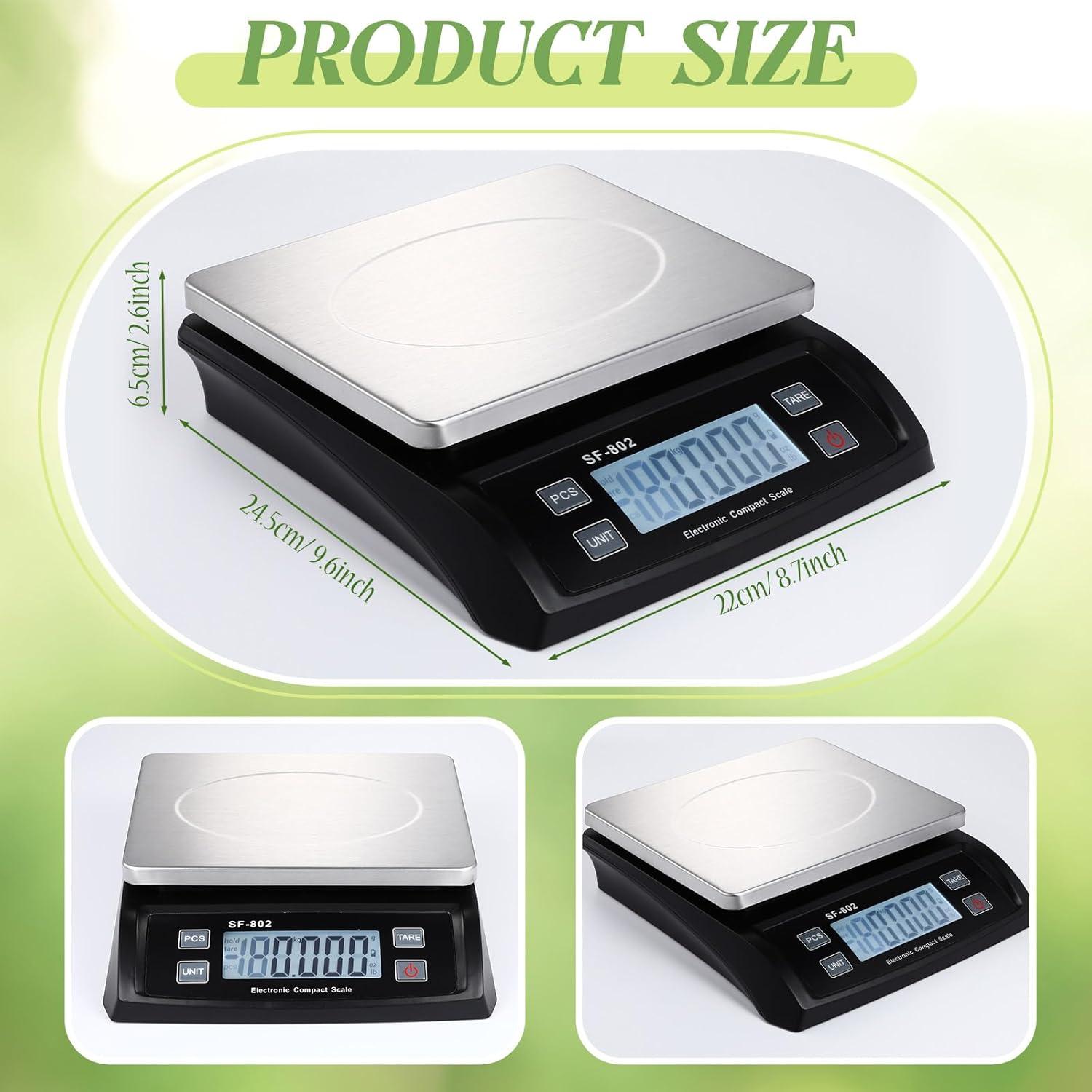 Escala de Cocina Digital Copkim 30kg Pantalla LCD Acero Inoxidable