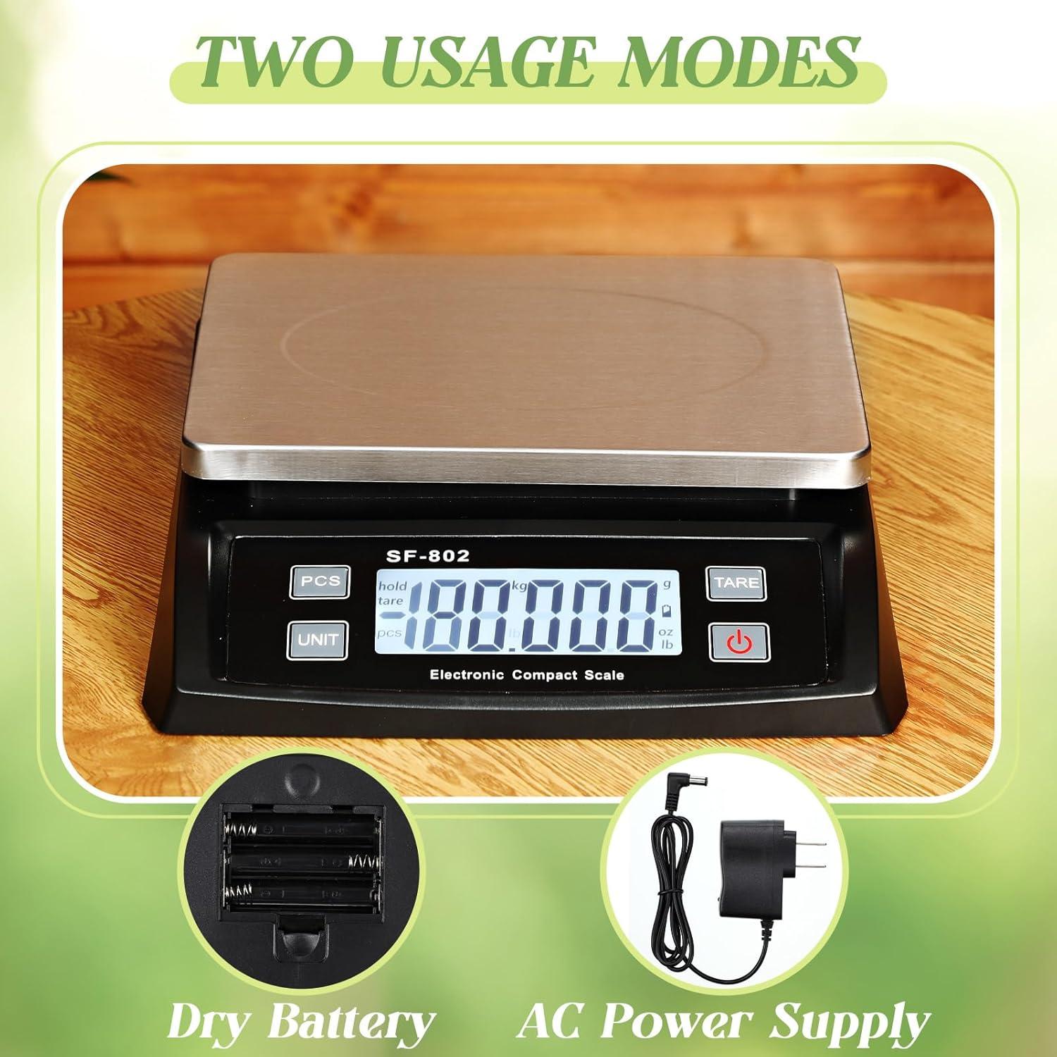 Escala de Cocina Digital Copkim 30kg Pantalla LCD Acero Inoxidable