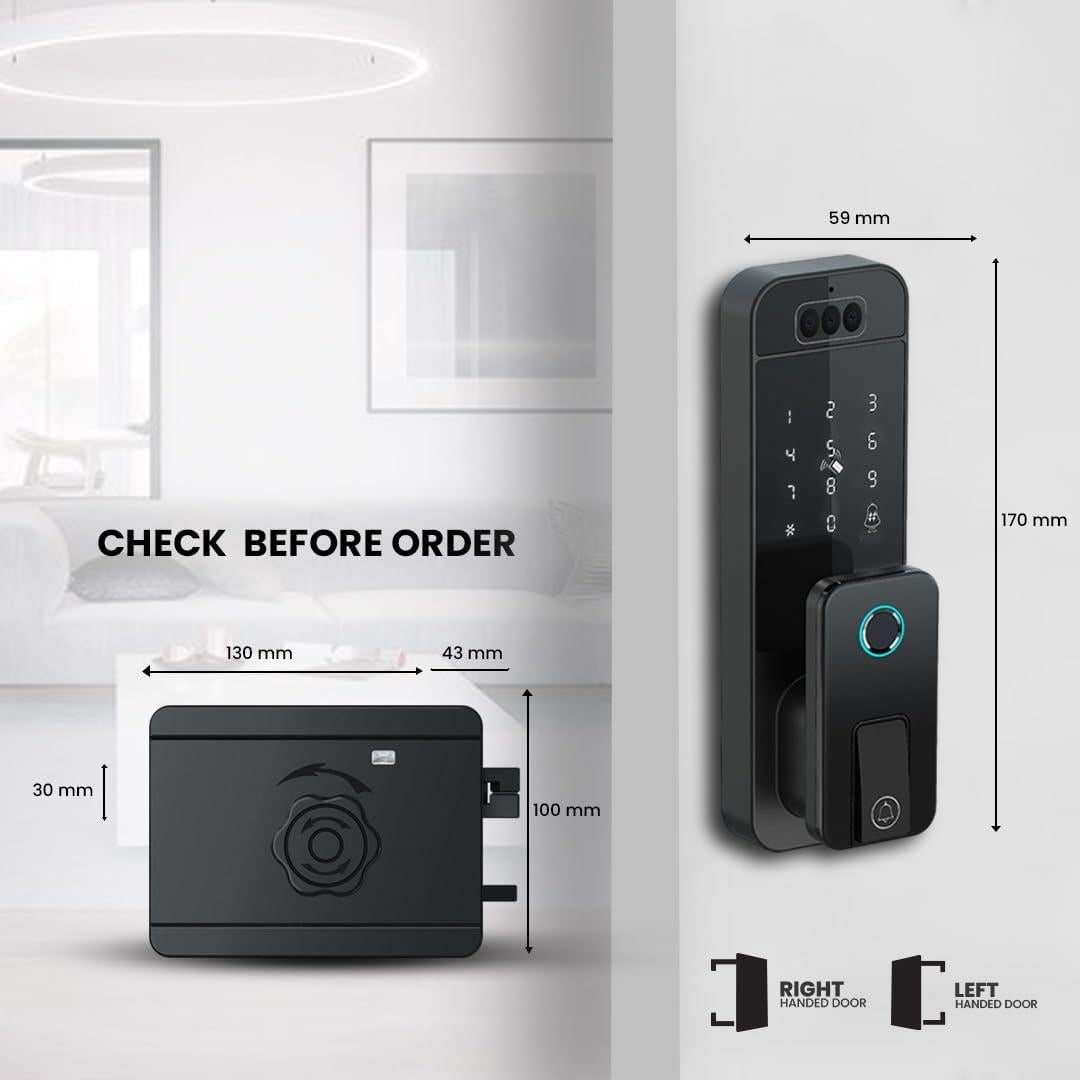Cerradura Inteligente We Technology con Cámara y Timbre 7-en-1