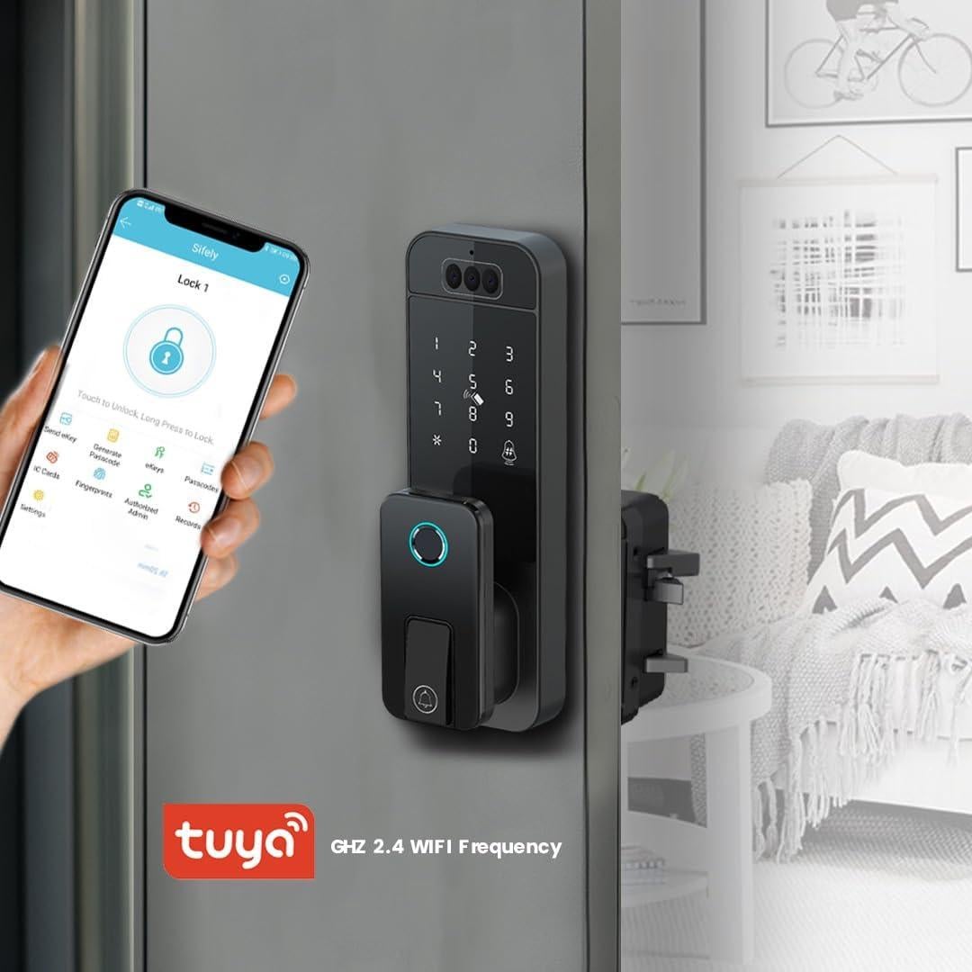 Cerradura Inteligente We Technology con Cámara y Timbre 7-en-1