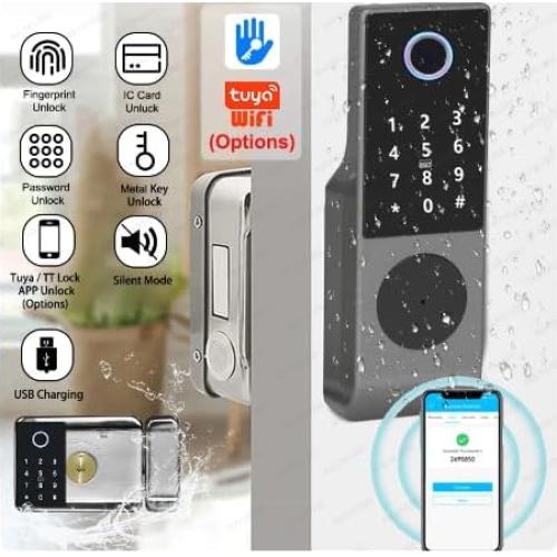 Cerradura Inteligente We Technology R03YDFP Biometrica 5 en 1