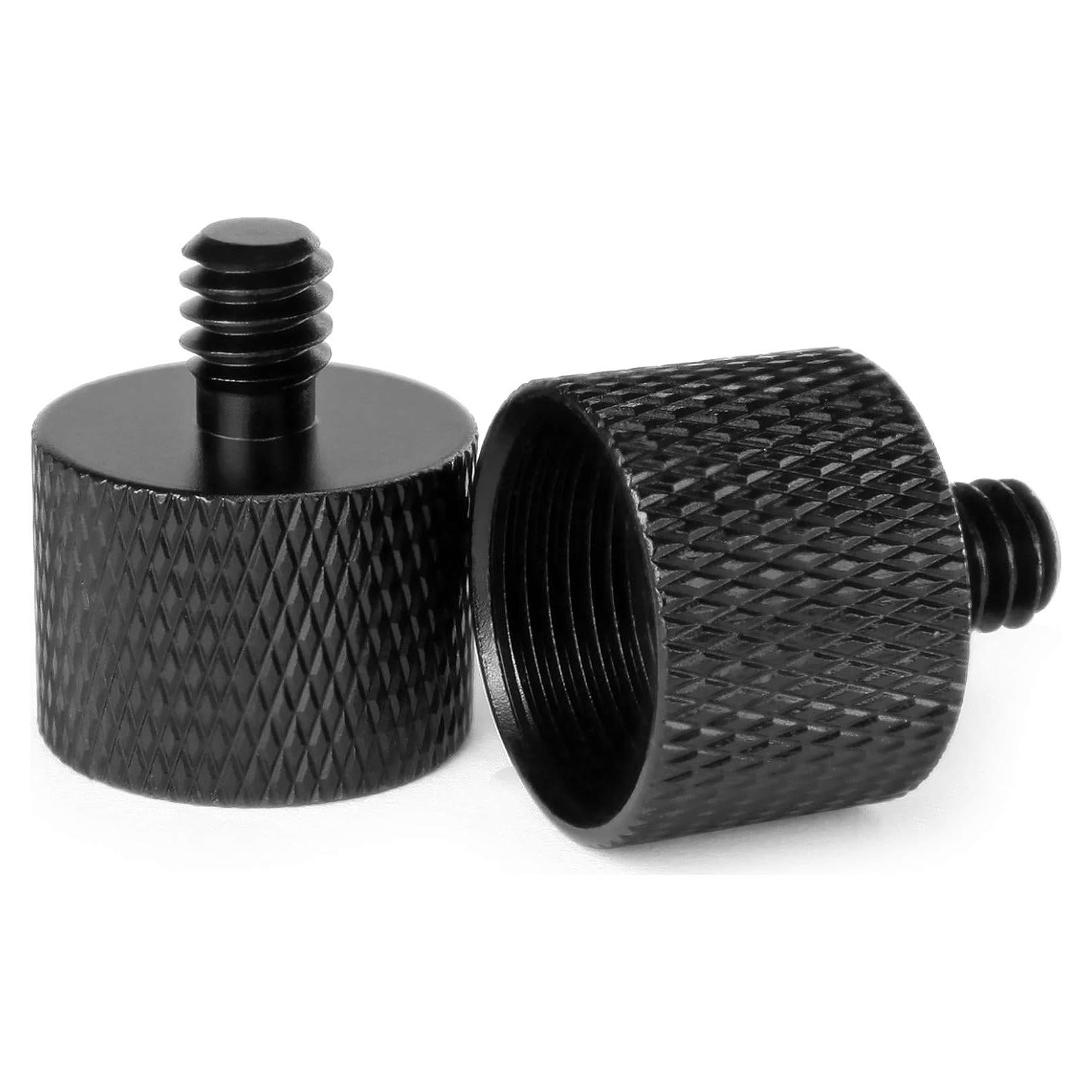 Adaptador de micrófono 5/8 hembra a 1/4 macho Frgyee - 2 piezas