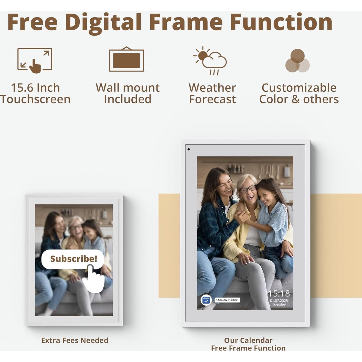 Calendario Digital Dragon Touch TM10 - Pantalla Táctil 10.1"