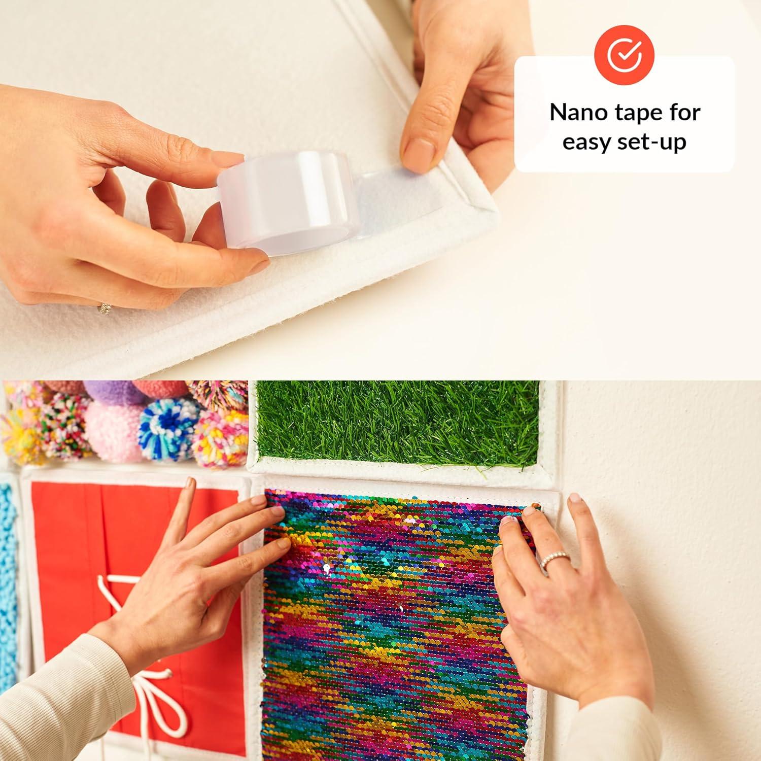 Panel Sensorial para Niños Odoxia | 6 Piezas 25x25cm