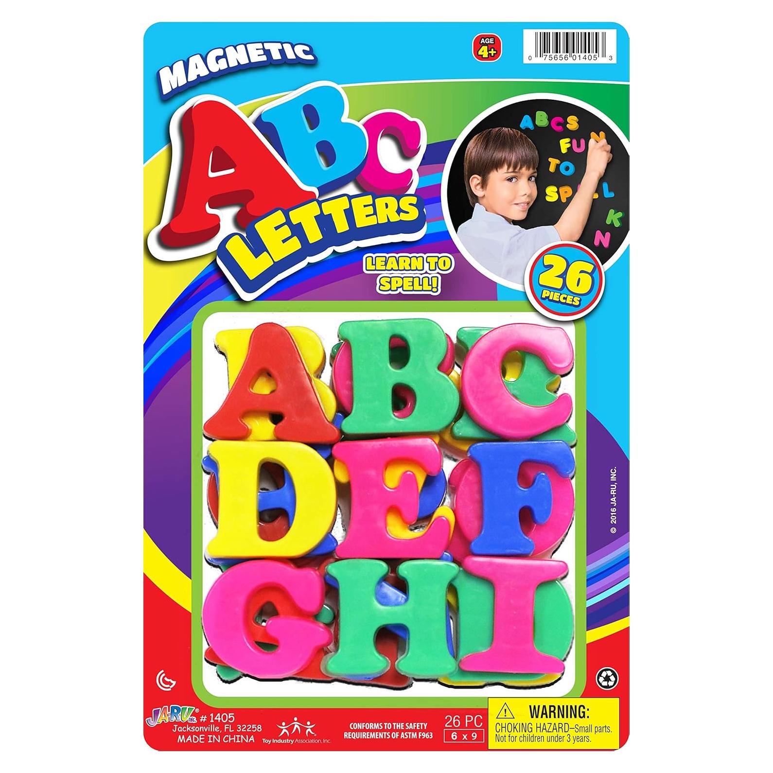 Juego de Letras Magnéticas JA-RU - 26 Piezas Coloridas