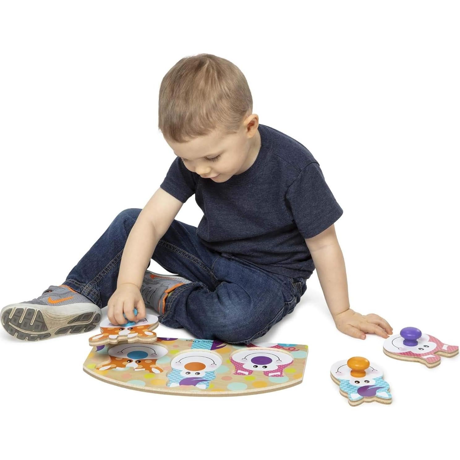 Rompecabezas de Madera Melissa & Doug Animales de Granja 3 Piezas