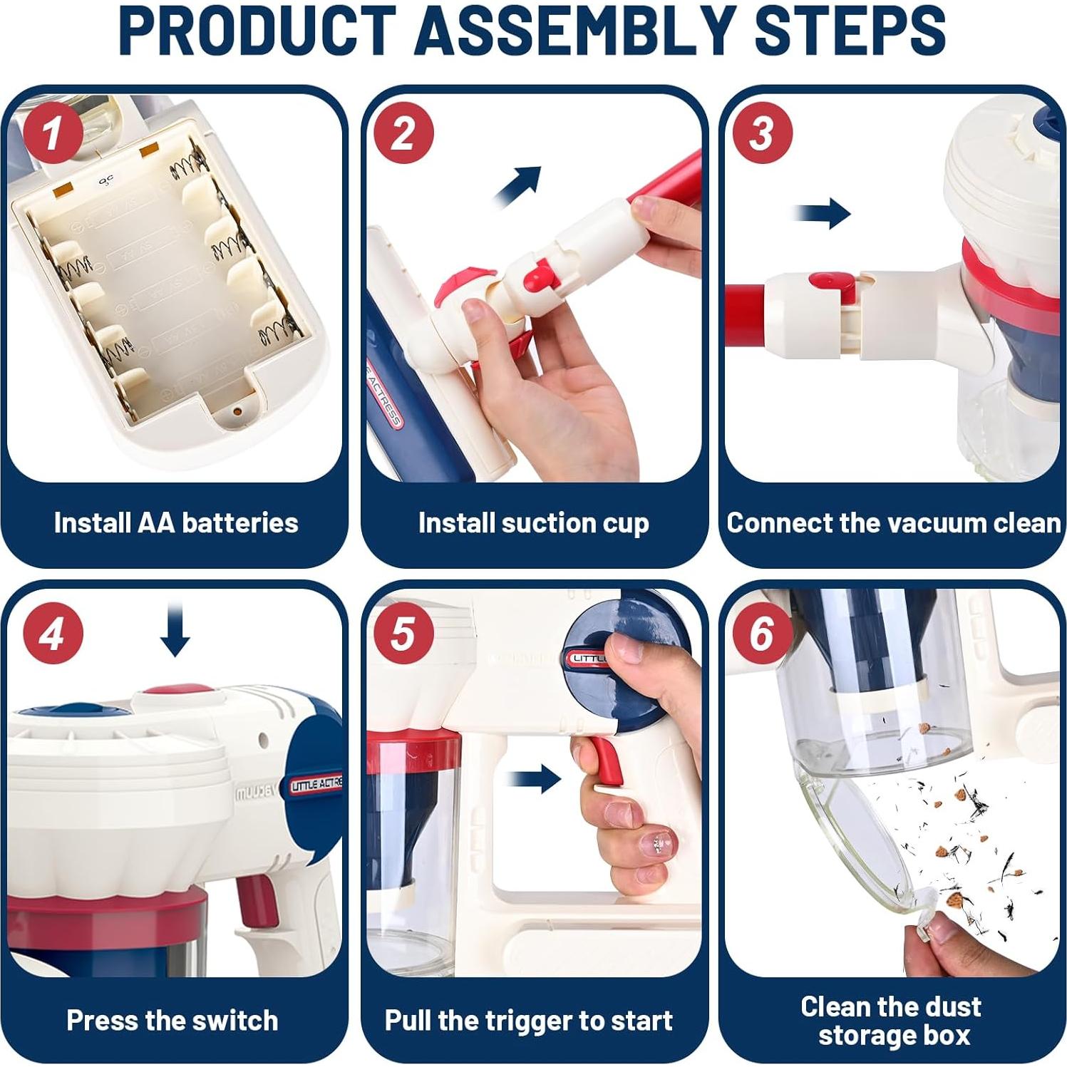 Aspiradora de Juguete COOLFOX 3 en 1 para Niños 1.07 kg