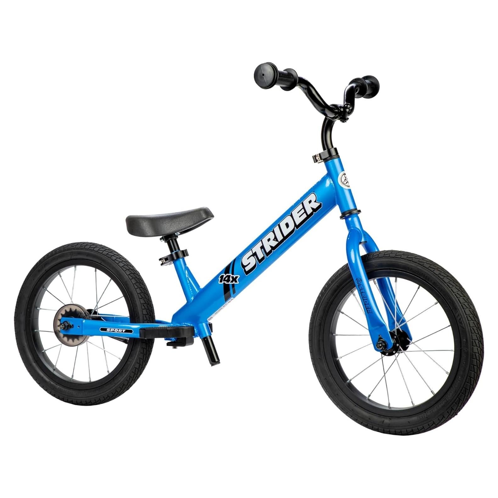Bicicleta de Equilibrio Strider 14x Azul para Niños 3-6 Años