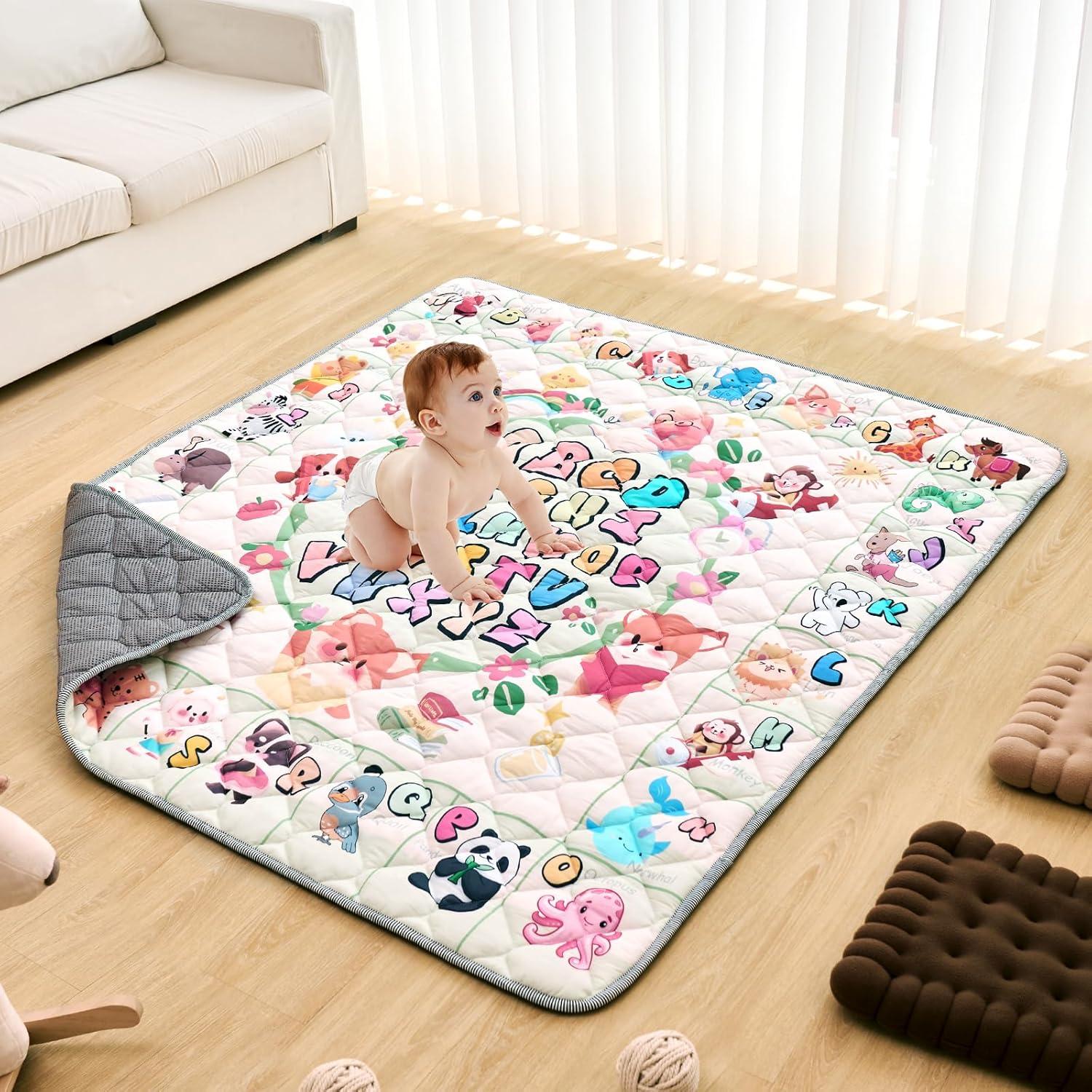 Alfombra de Juego para Bebés VEVOR 1.5x1.8m Antideslizante