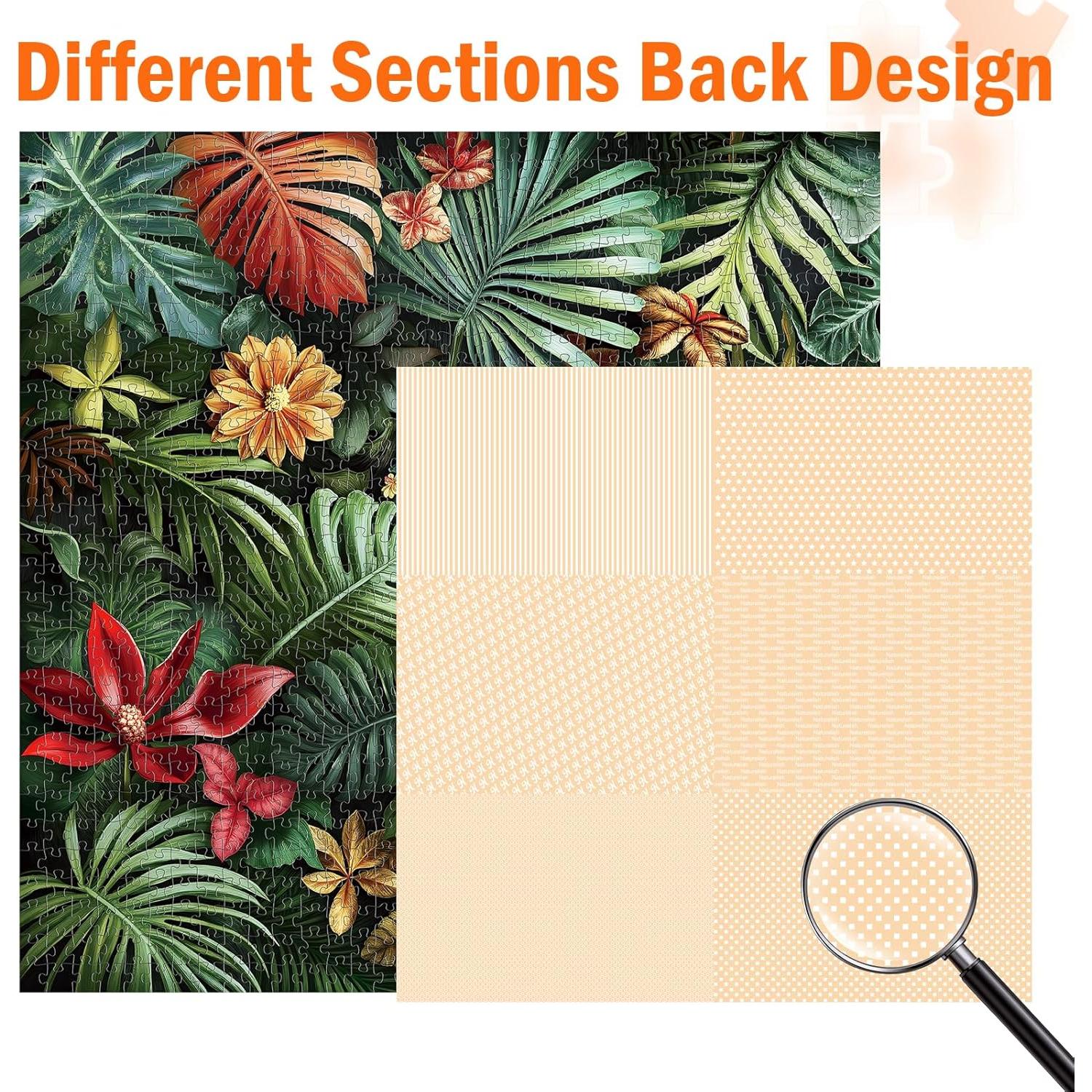 Rompecabezas Naturelish 1000 Piezas Verde 61x61 cm