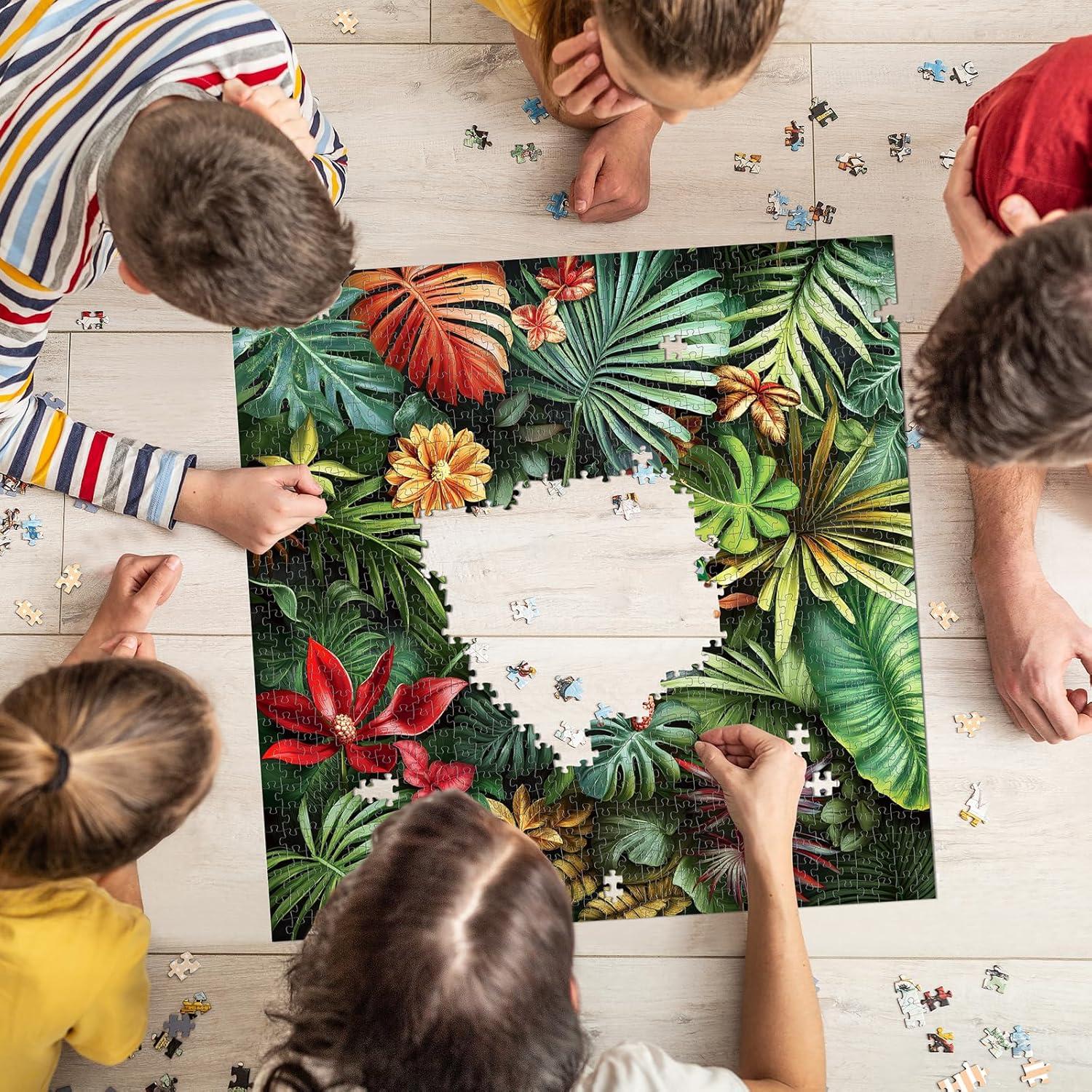 Rompecabezas Naturelish 1000 Piezas Verde 61x61 cm