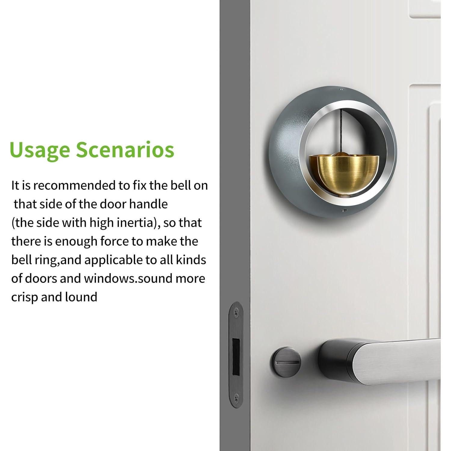 Campana de Timbre para Comerciantes Meowlian Gris - Decorativa