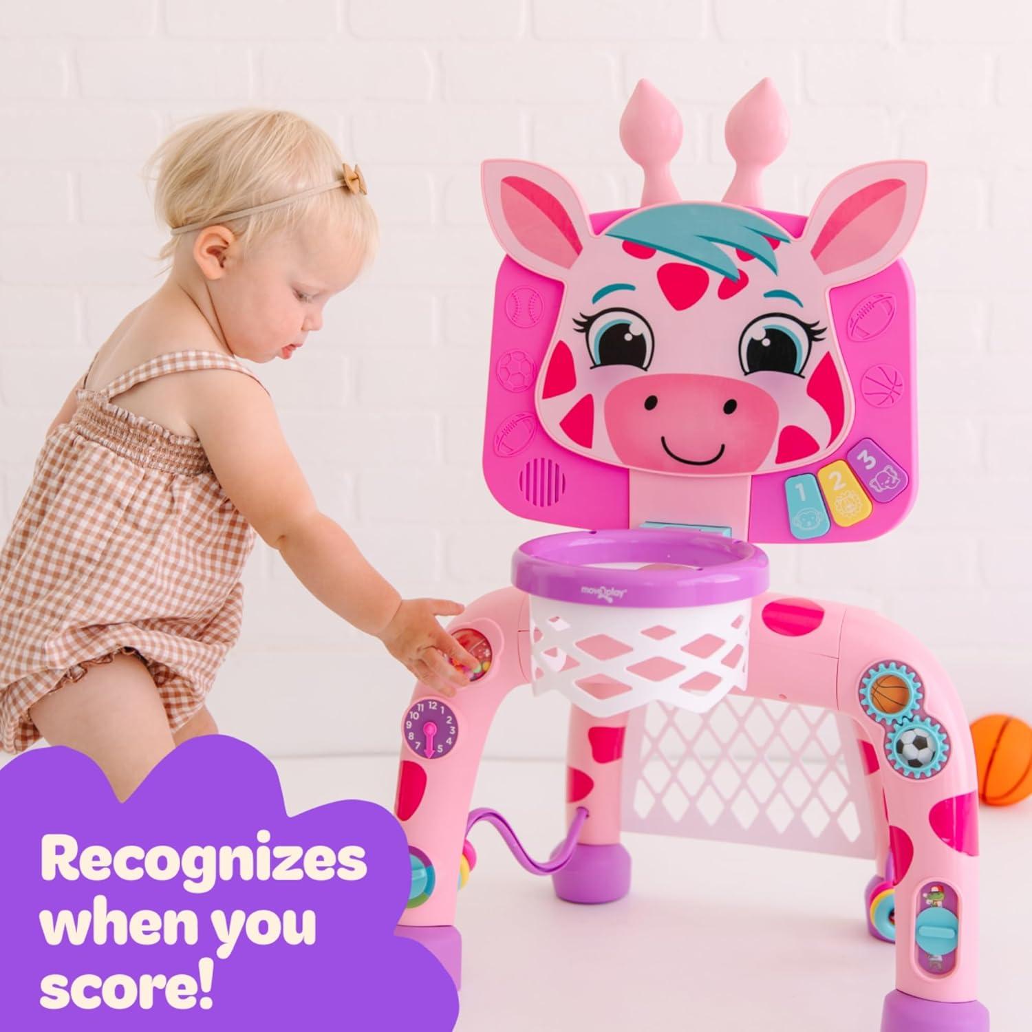 Canasta de Baloncesto Jirafa Move2Play con Sonidos y Luces