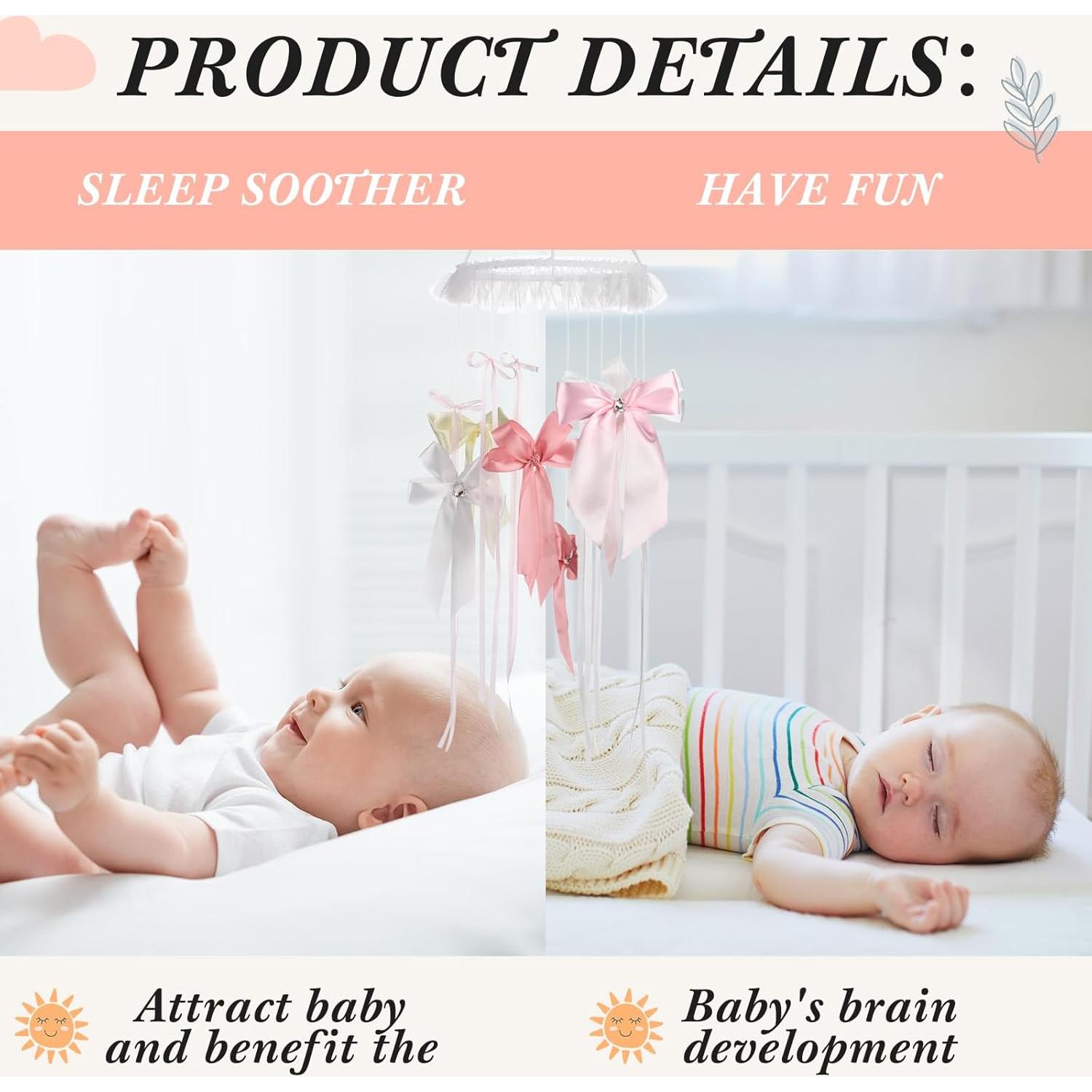 Móvil de Cuna Wenqik Lazo Verde Dragón 55x22 cm