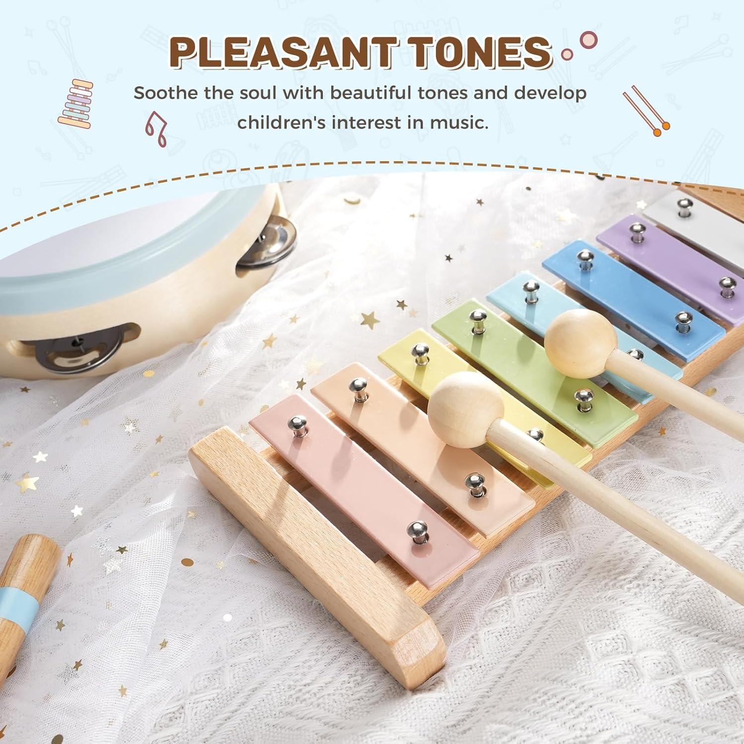 Conjunto de Instrumentos Musicales POGOLAB para Niños 1.1kg