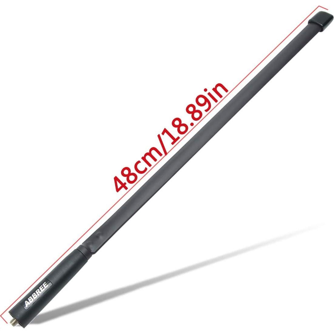 Antena de Radioaficionado ABBREE SMA-Femenino 47.8 cm VHF/UHF