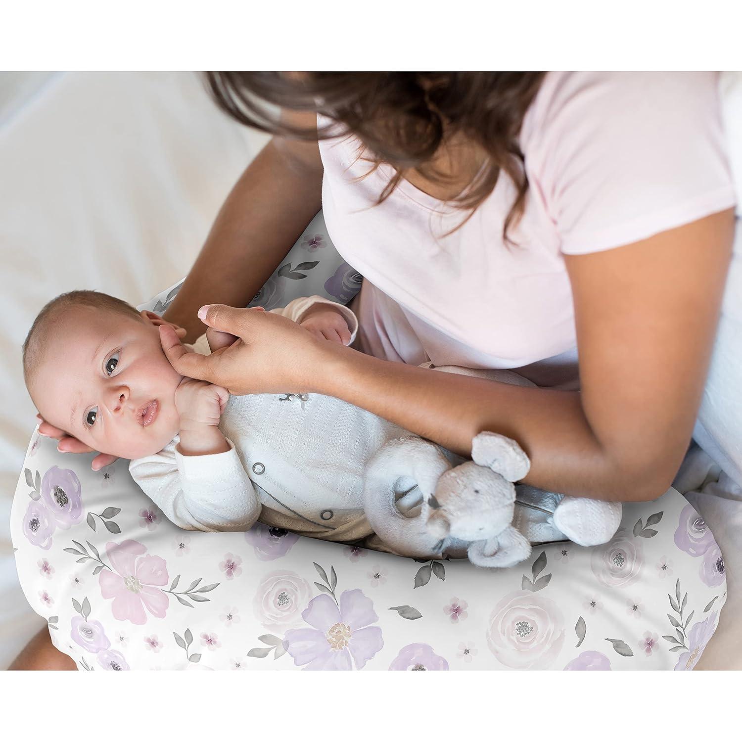 Funda de Almohada de Lactancia Sweet Jojo Designs Floral 64x44cm