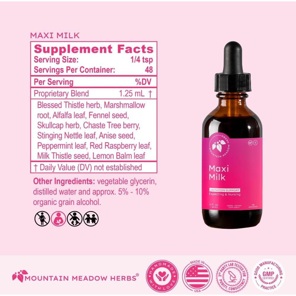 Maxi-Milk Mountain Meadow Herbs 59 ml - Suplemento Lactancia