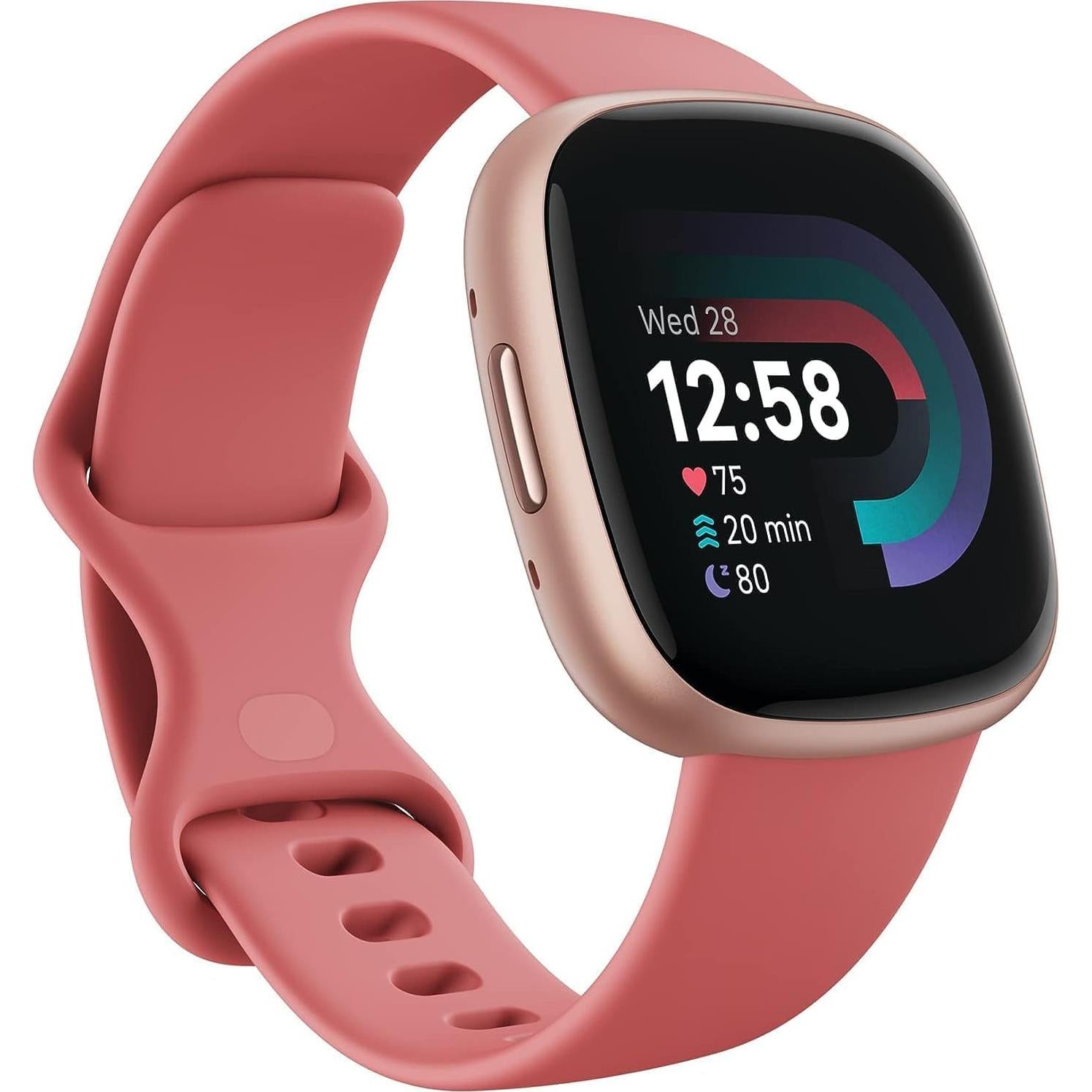 Fitbit Versa 4 Reloj Inteligente Fitness Rosa Cobre GPS 40+ Modos