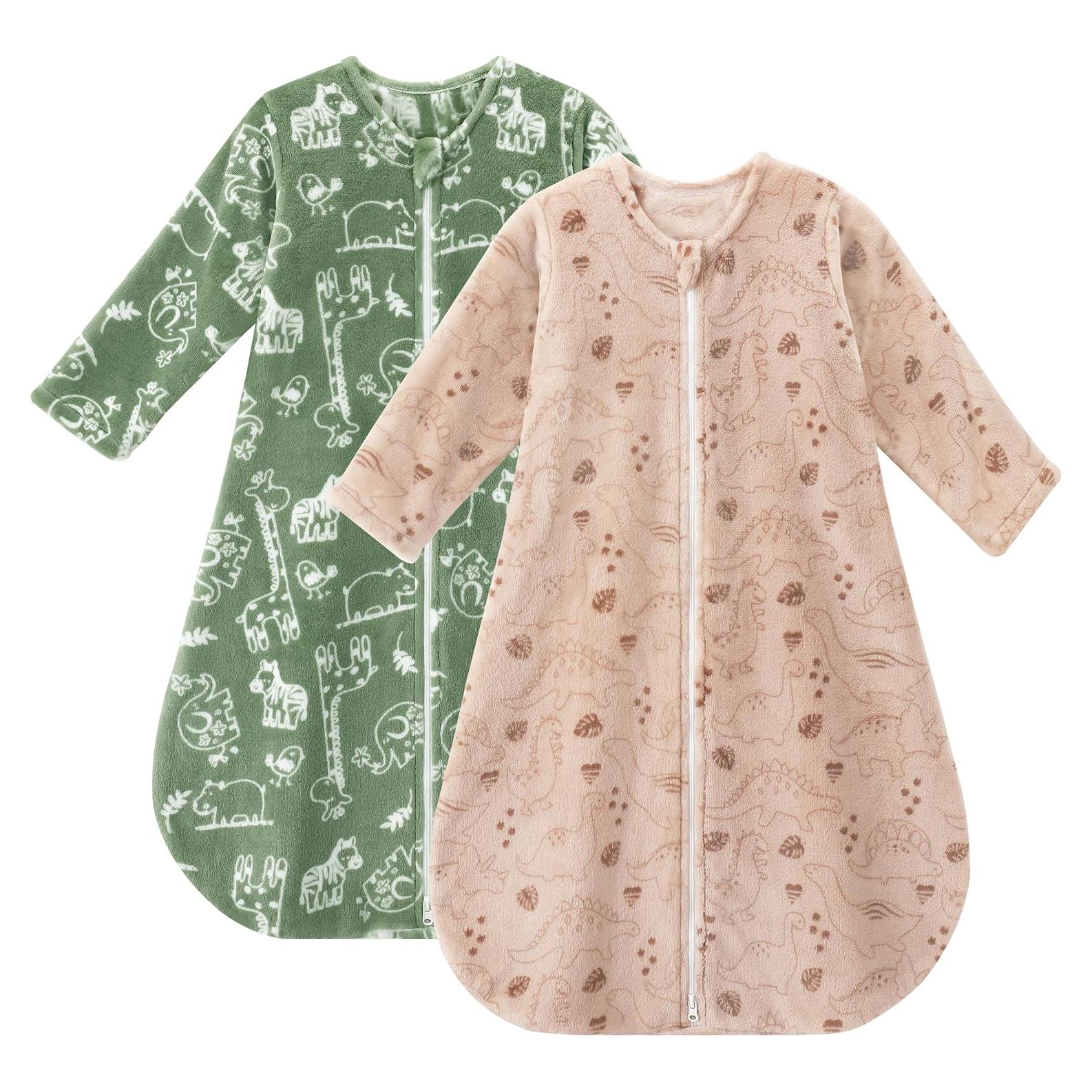 Saco de Sueño para Bebé Yoofoss 0-6 Meses 1.5 Tog Forro Polar