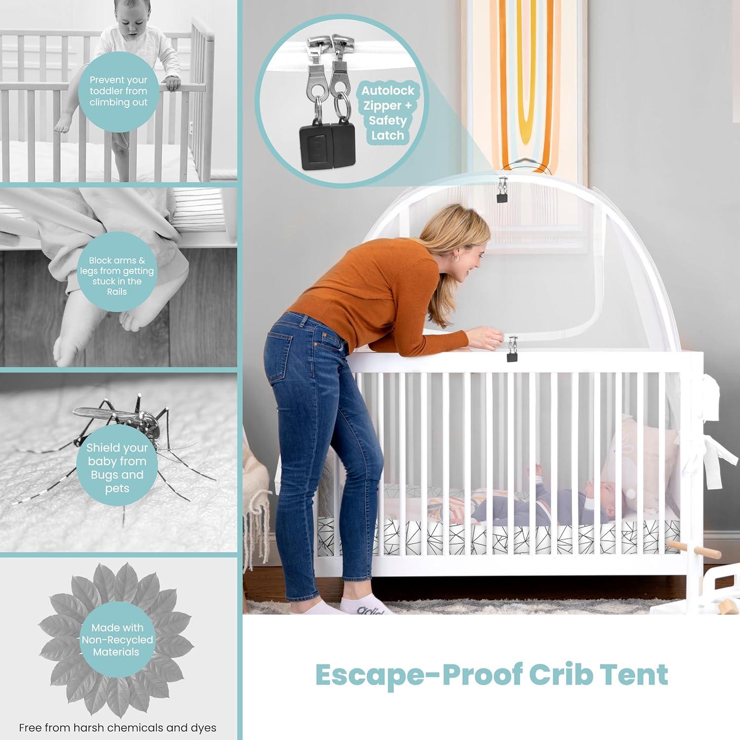 Tienda de Cuna Pro Baby Safety con Malla Transpirable 133x71cm