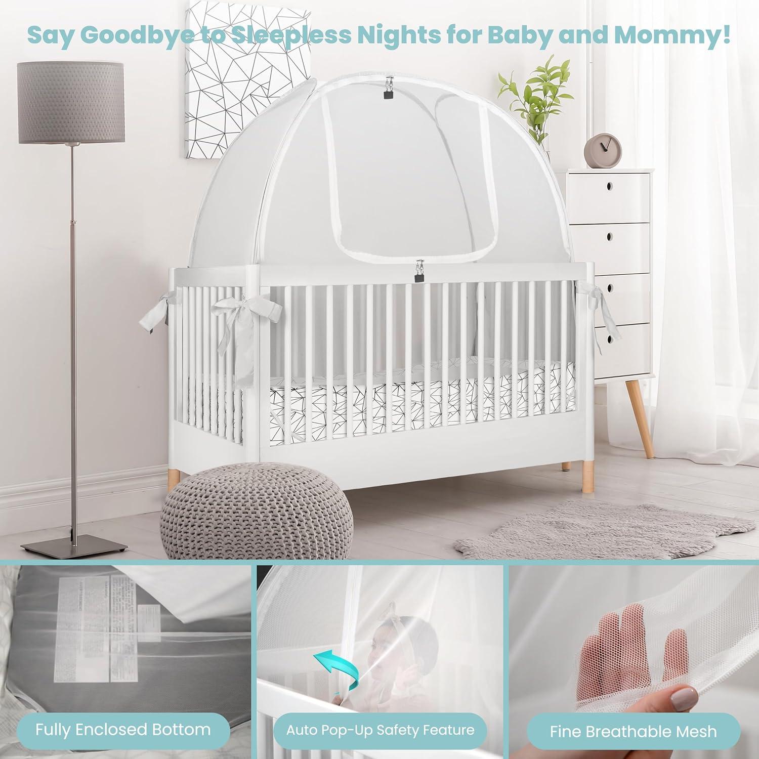 Tienda de Cuna Pro Baby Safety con Malla Transpirable 133x71cm