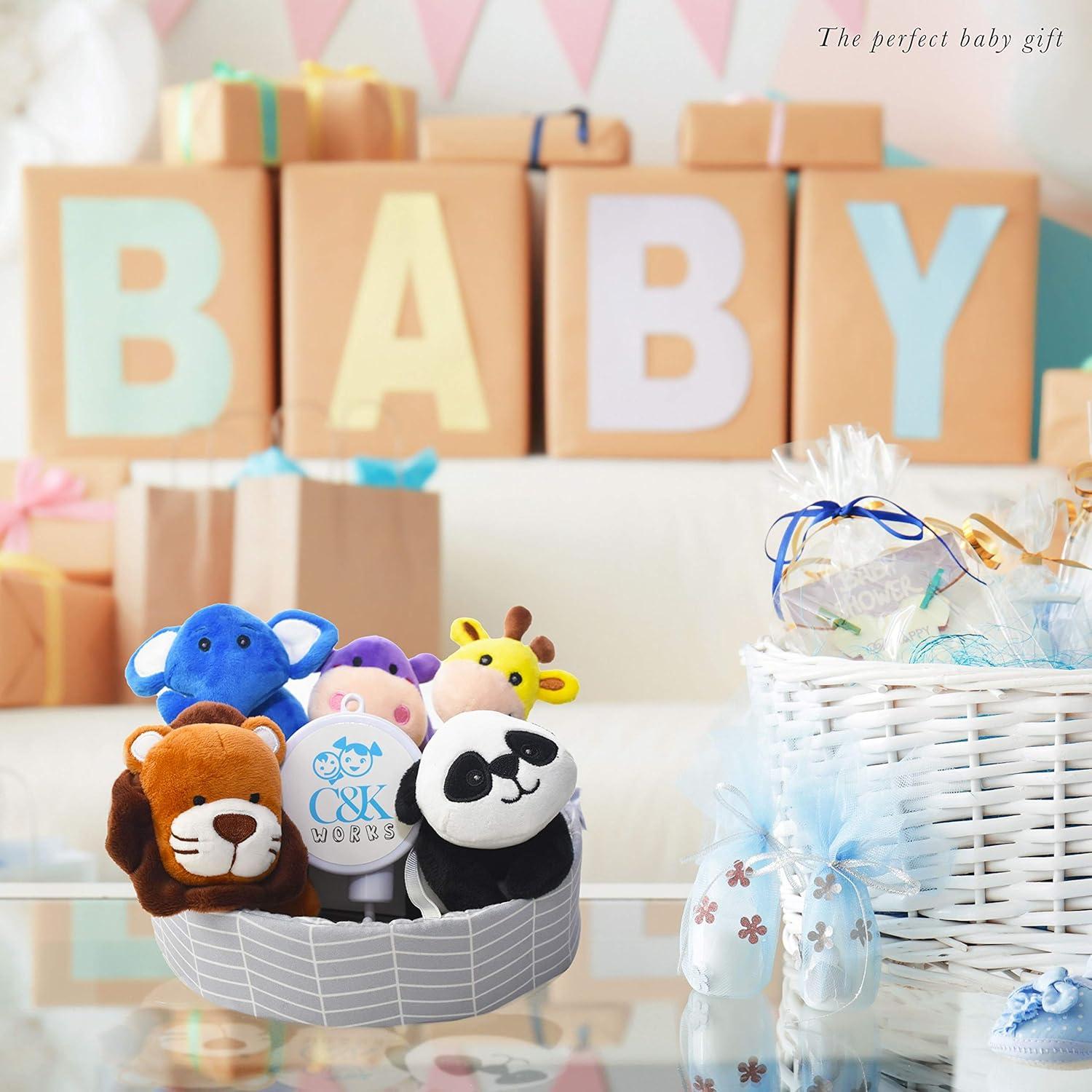 Móvil de Cuna Musical C&K WORKS Amigos Animales Coloridos