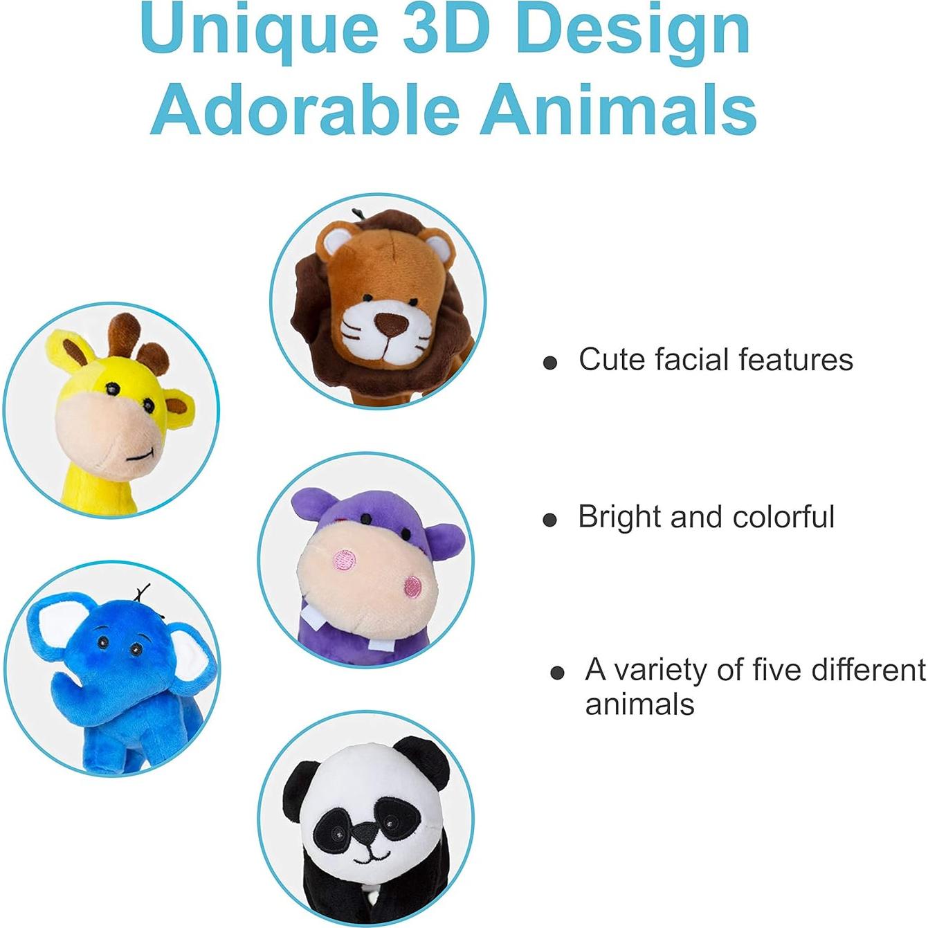 Móvil de Cuna Musical C&K WORKS Amigos Animales Coloridos