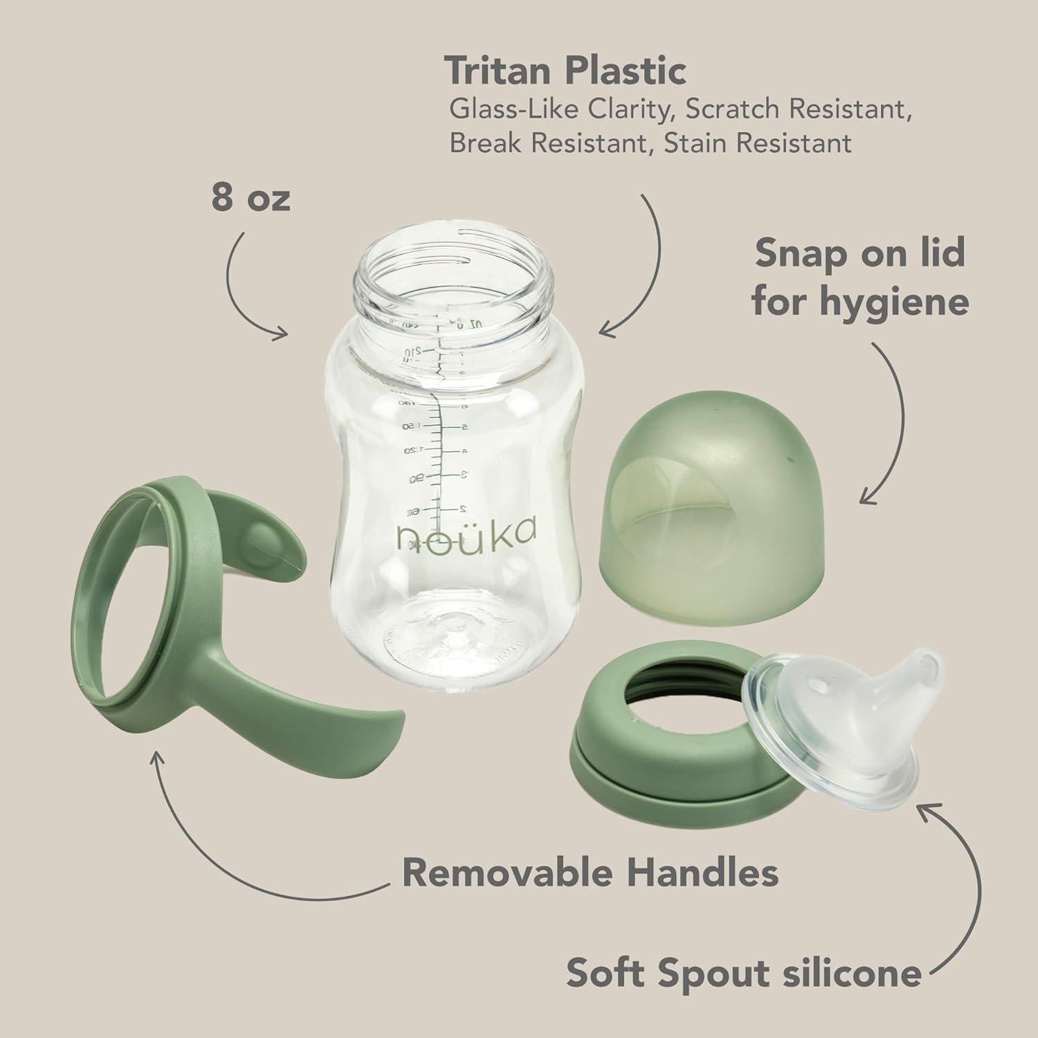 Taza de Sorbete noúka 226.8 ml A Prueba de Fugas Floración