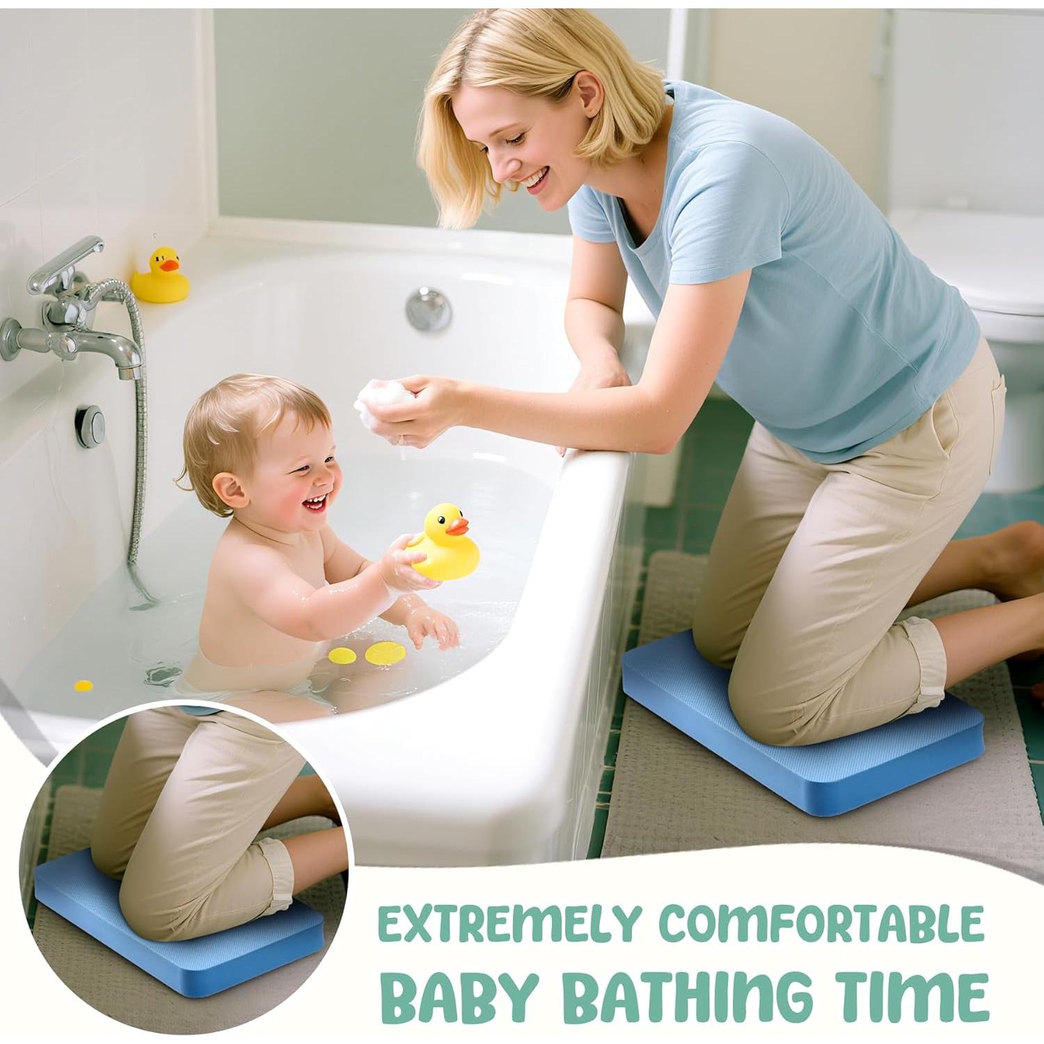 Almohadilla Acolchada para Baño de Bebés LAUJIA - Azul