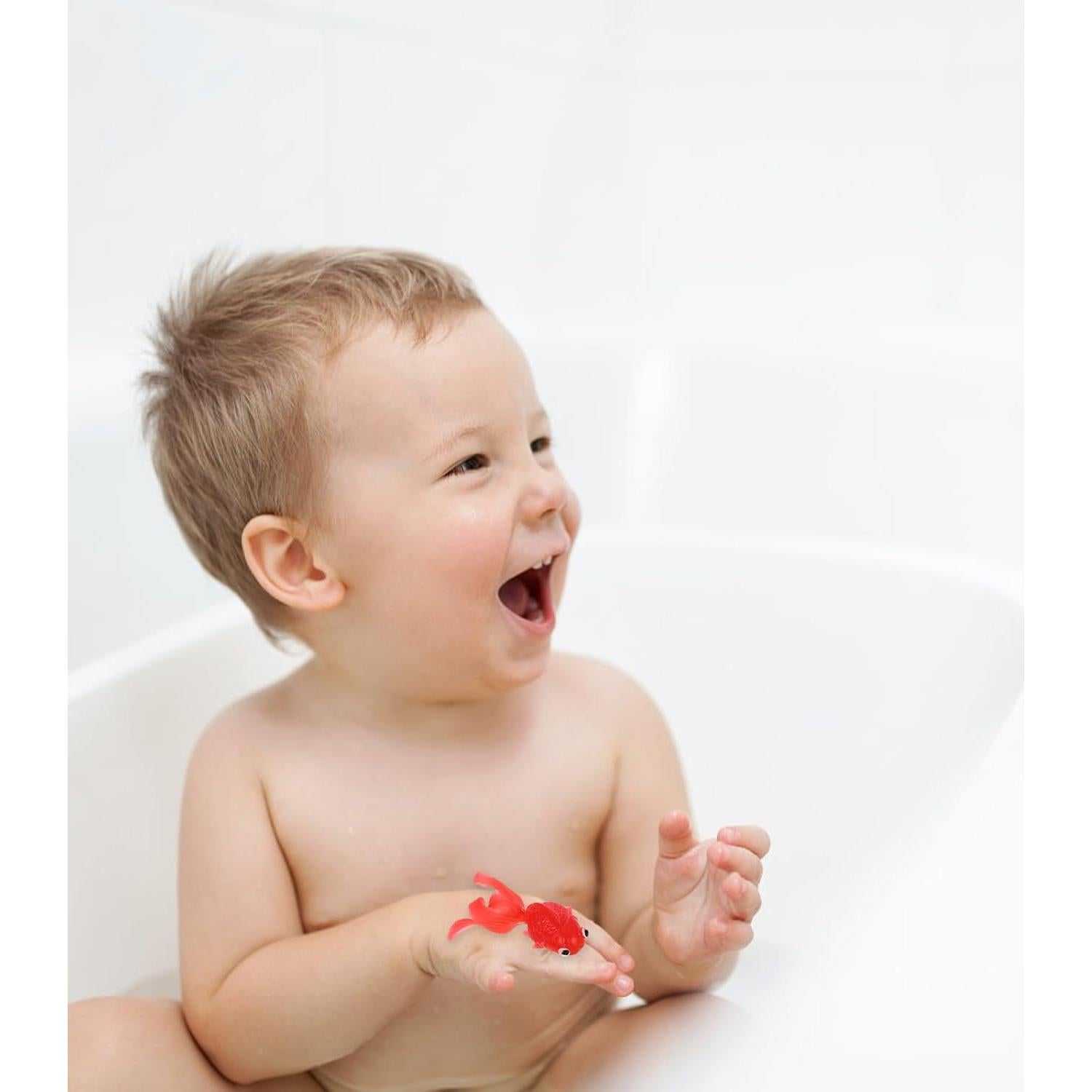 Juguetes de Baño para Bebés TOYANDONA - Set de Pesca 6 Peces