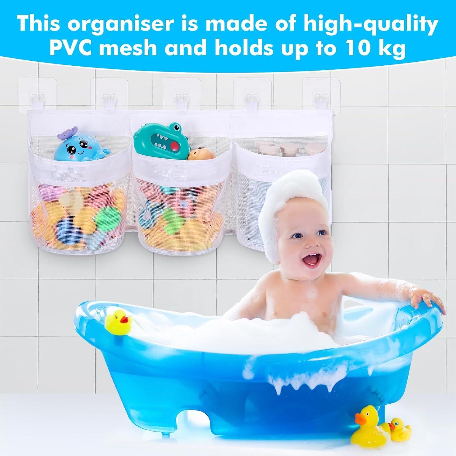 Organizador de Juguetes de Baño Huiguli 3 Compartimentos 66 cm