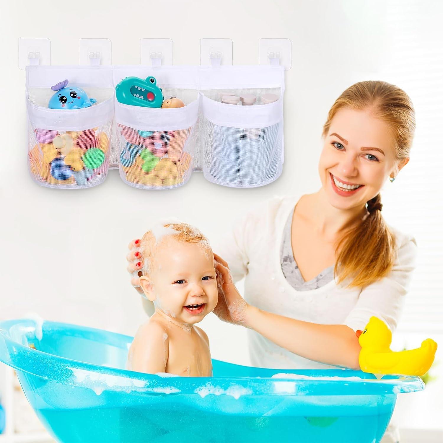 Organizador de Juguetes de Baño Huiguli 3 Compartimentos 66 cm