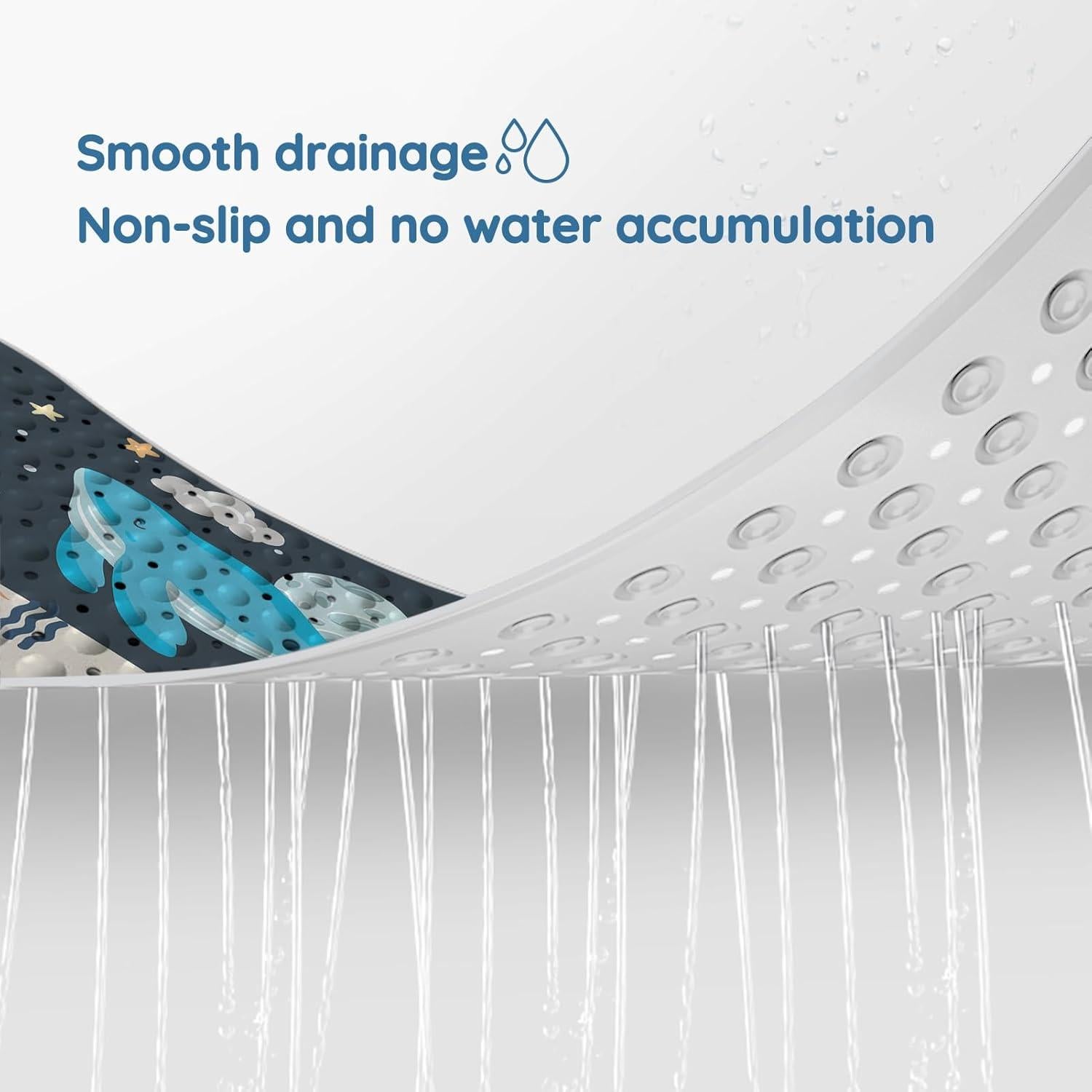 Alfombrilla de baño antideslizante Lnond 101.6 x 40.6 cm